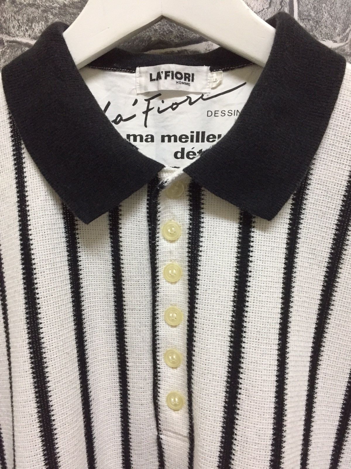 Vintage Final Drop📌LA' FIORI HOMME STRIPE POLOS Size US L / EU 52-54 / 3 - 1 Thumbnail