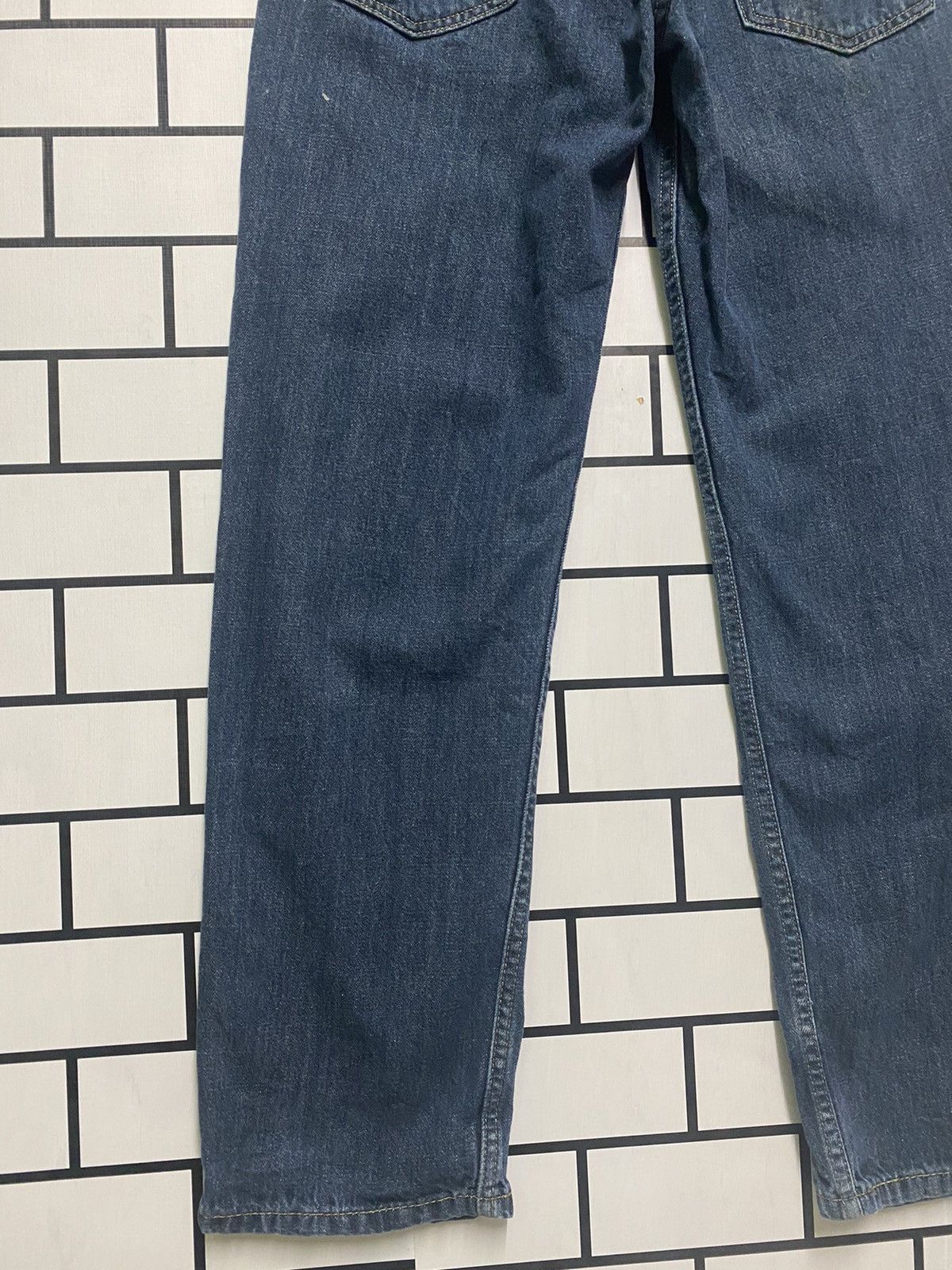 Levi's × Vintage Vintage LEVIS 550 Mid Blue Paint Splashed Jeans - L32 Size US 32 / EU 48 - 12 Thumbnail