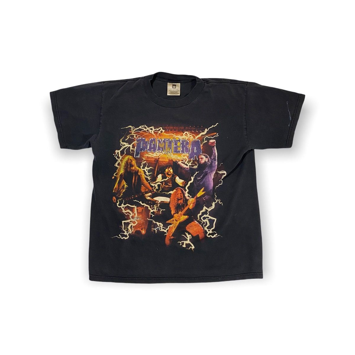 Band Tees × Vintage 00s Pantera Band Tee Size US L / EU 52-54 / 3 - 1 Thumbnail