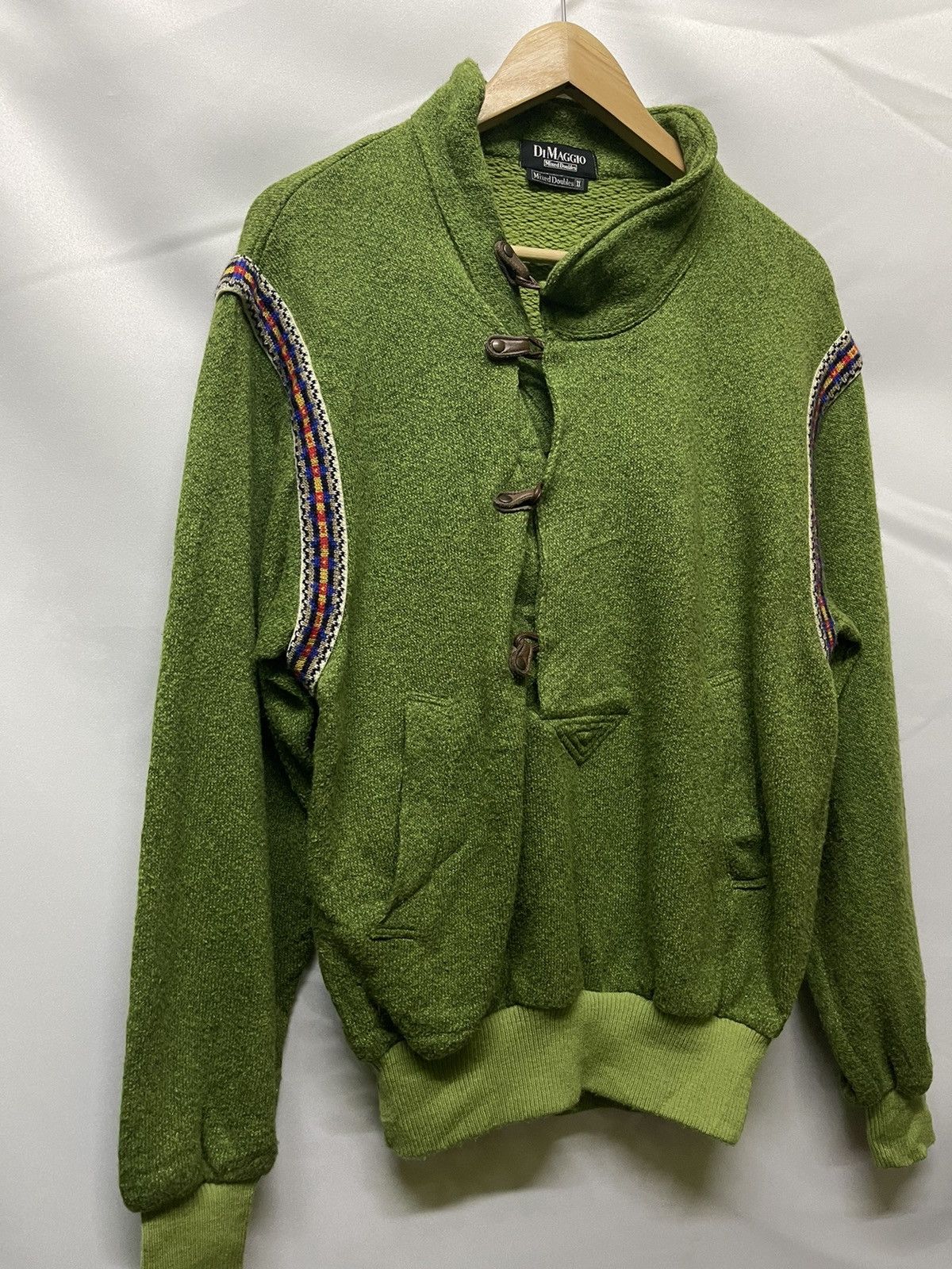 Japanese Brand × Vintage VINTAGE DIMAGGIO DOUBLE MIXED DOUBLES JACKET Size US M / EU 48-50 / 2 - 5 Thumbnail