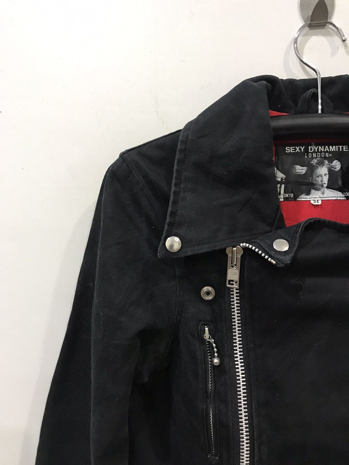 Japanese Brand SEXY DYNAMITE Assymetrical Punk Zipper Bondage Jacket Size US XS / EU 42 / 0 - 5 Thumbnail