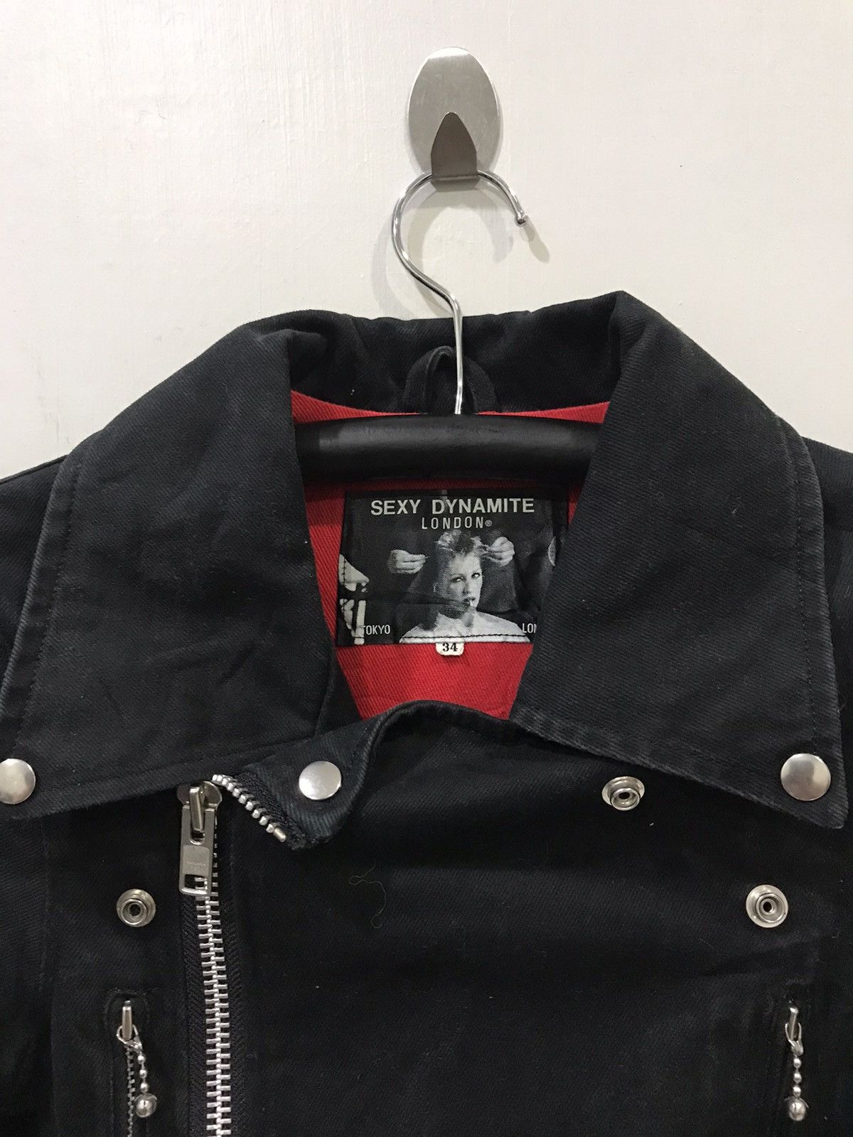 Japanese Brand SEXY DYNAMITE Assymetrical Punk Zipper Bondage Jacket Size US XS / EU 42 / 0 - 3 Thumbnail
