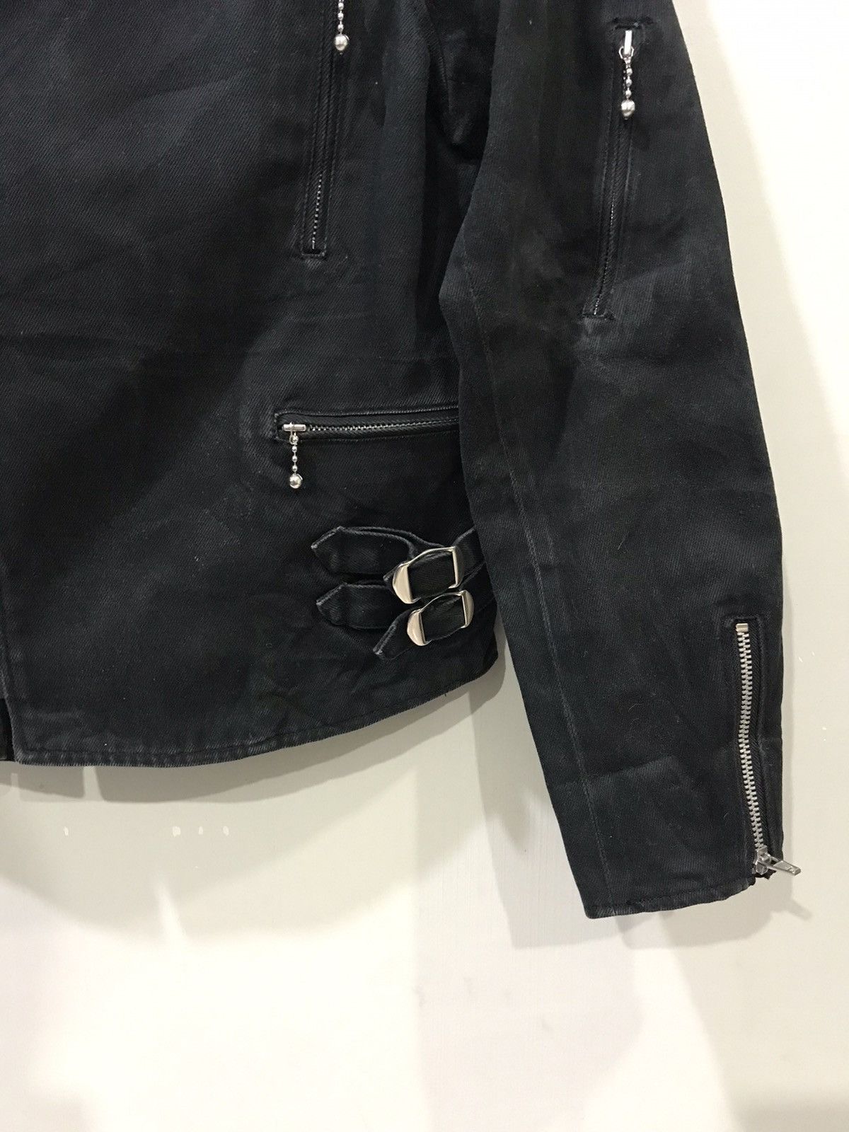 Japanese Brand SEXY DYNAMITE Assymetrical Punk Zipper Bondage Jacket Size US XS / EU 42 / 0 - 6 Thumbnail