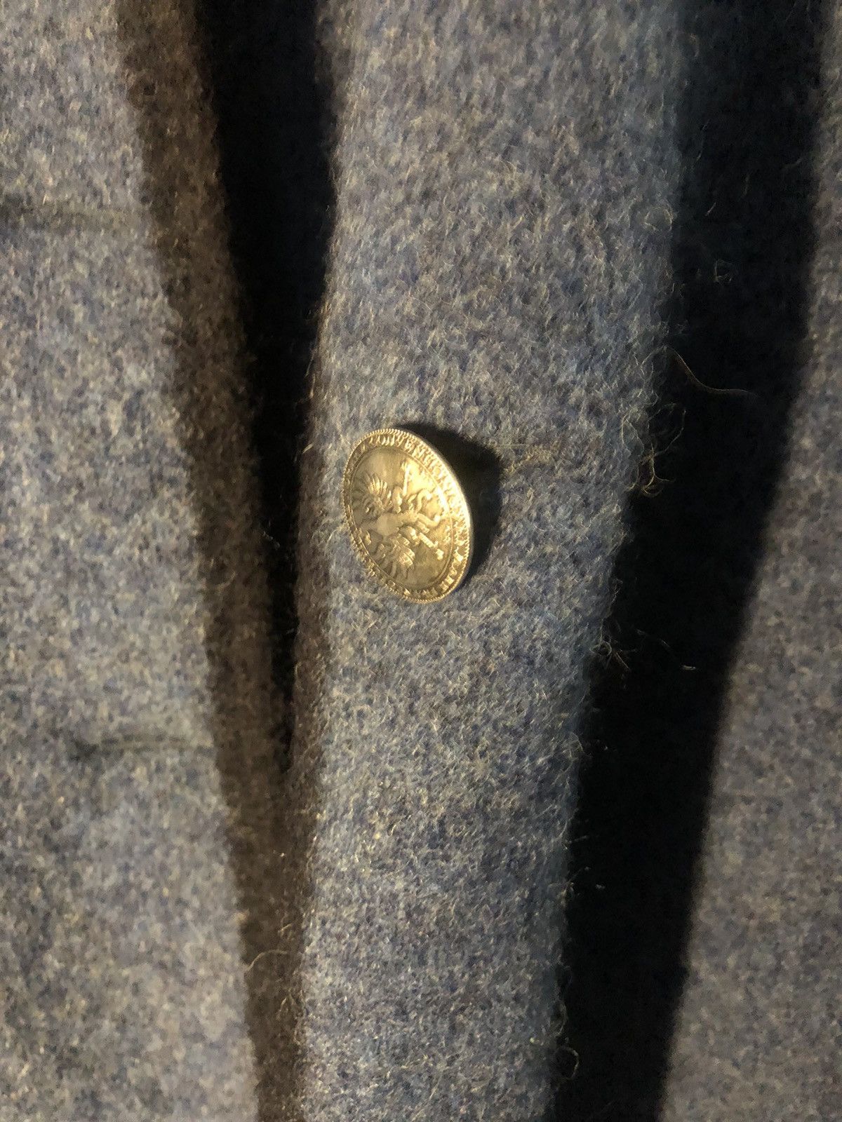 Vintage Vintage Blue Cardigan Size S / US 4 / IT 40 - 3 Thumbnail