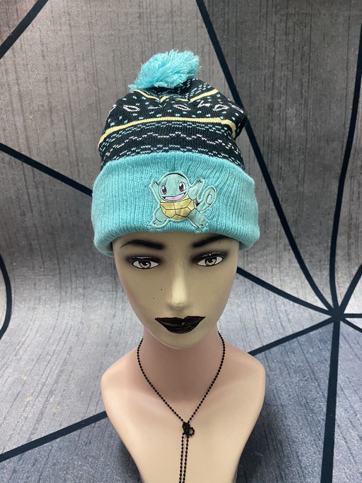 Pokemon Pokemon Squirtle Character Native Design Beanie Hat Size ONE SIZE - 1 Thumbnail