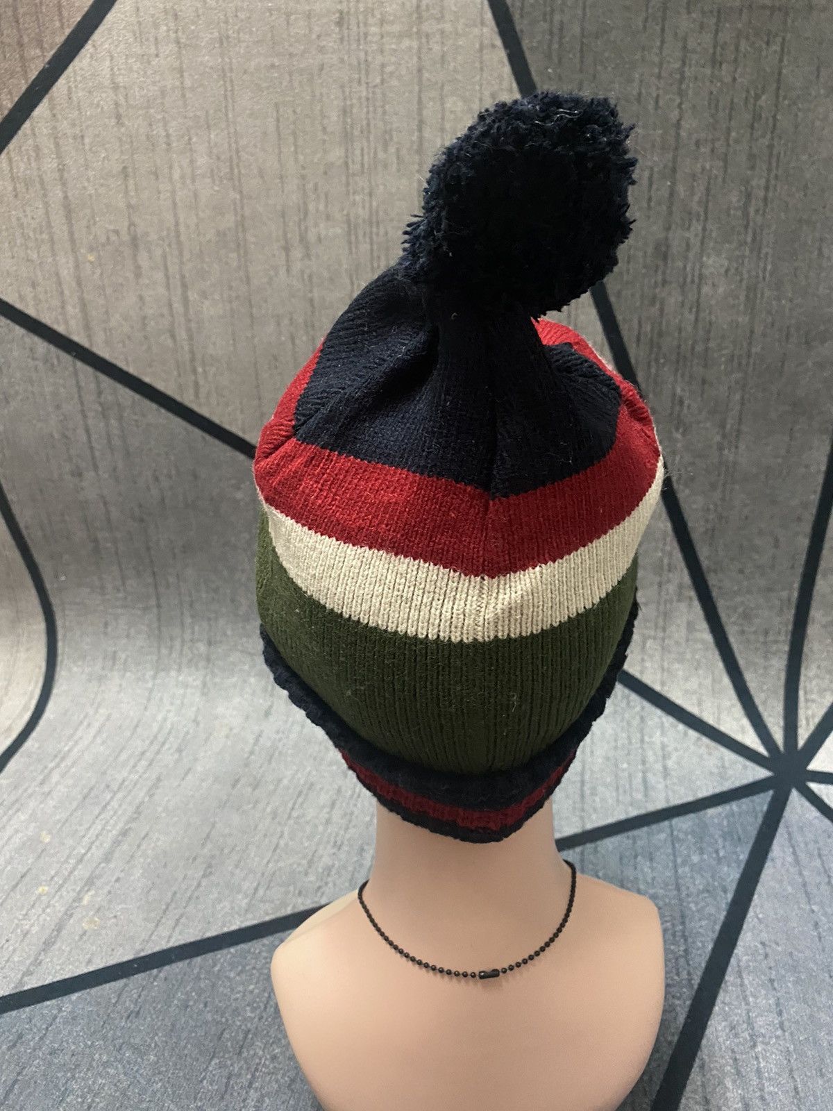 Japanese Brand Aurlia Kobe Brand Stripes Beanie Hat Size ONE SIZE - 4 Thumbnail