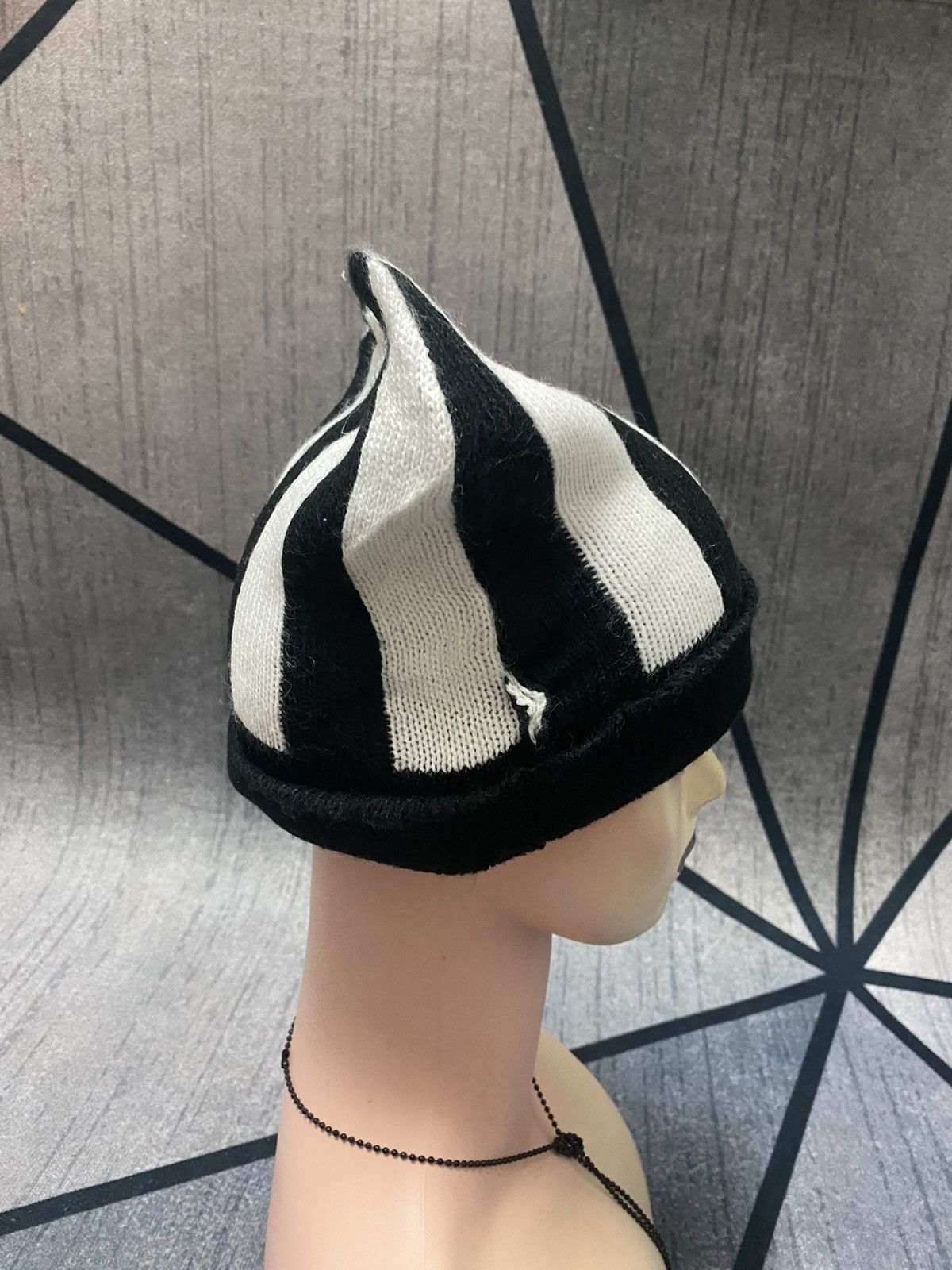 Japanese Brand Unknown Brand Beanie Horn Hat Size ONE SIZE - 3 Thumbnail