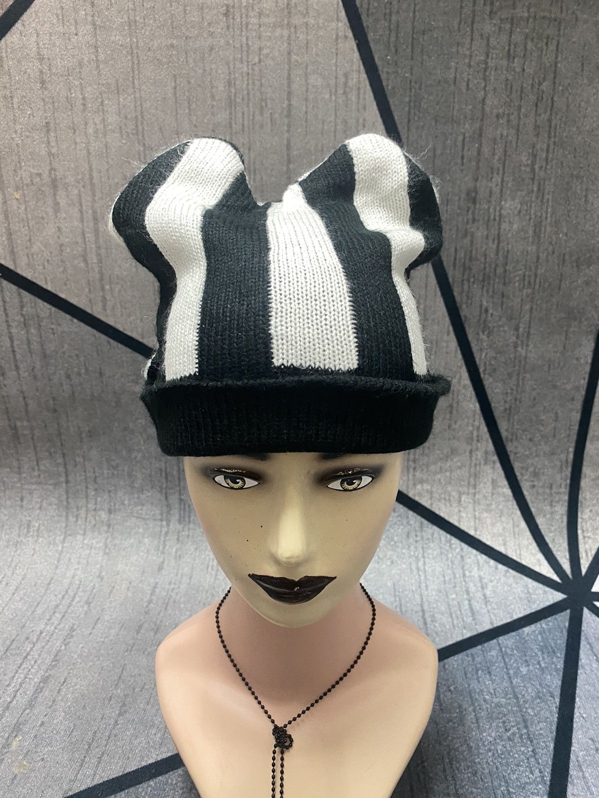 Japanese Brand Unknown Brand Beanie Horn Hat Size ONE SIZE - 1 Thumbnail