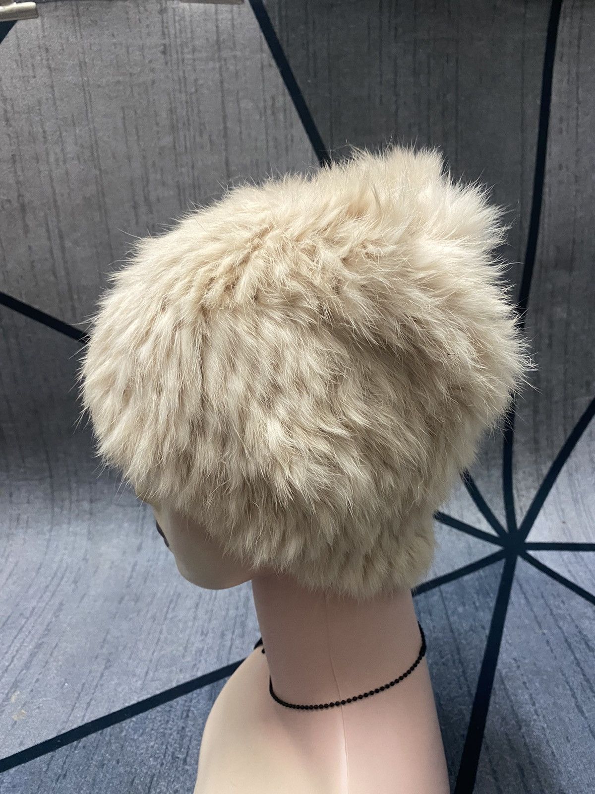 Japanese Brand Unknown Brand fur Nice Beanie Hat Size ONE SIZE - 3 Thumbnail