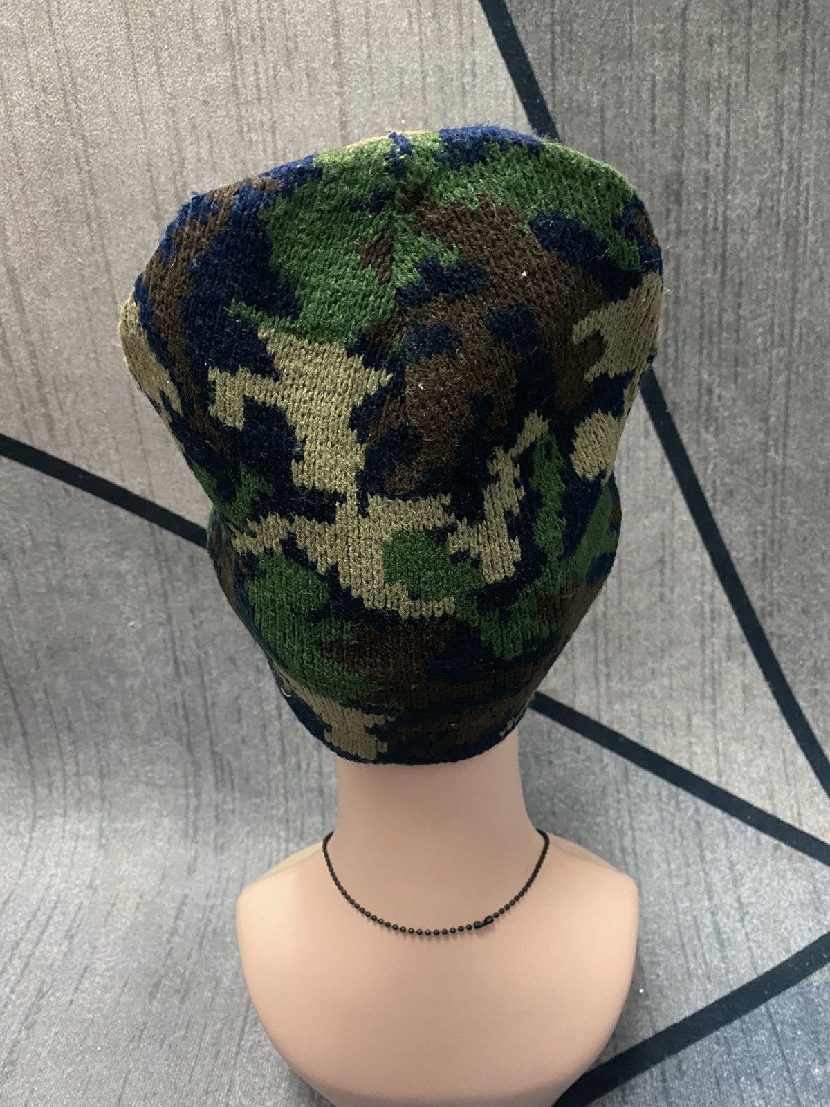 Japanese Brand Japanese Brand Rich Fun Camo Design Military Beanie Hat Size ONE SIZE - 4 Thumbnail