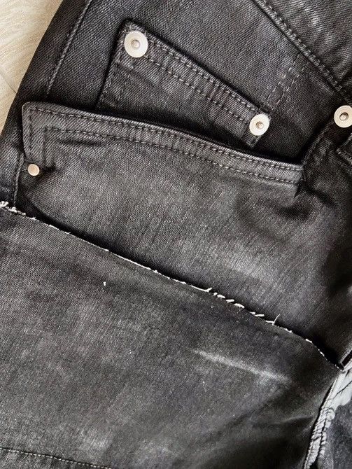 Rick Owens × Rick Owens Drkshdw NEW 🔥 TYRONE COMBO COLLAGE DENIM PHLEGETHON CARTI ASAP Size US 29 - 6 Thumbnail