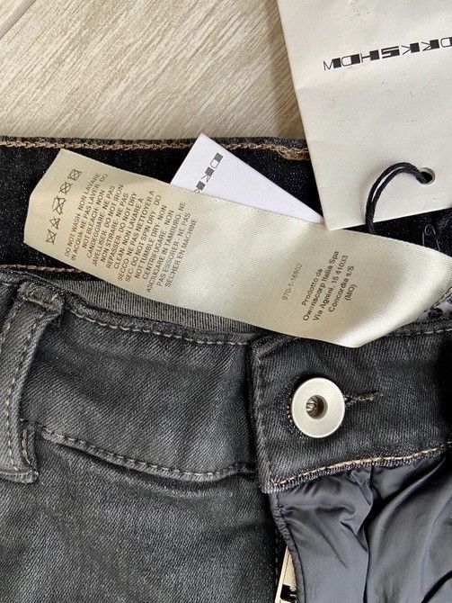 Rick Owens × Rick Owens Drkshdw NEW 🔥 TYRONE COMBO COLLAGE DENIM PHLEGETHON CARTI ASAP Size US 29 - 12 Thumbnail