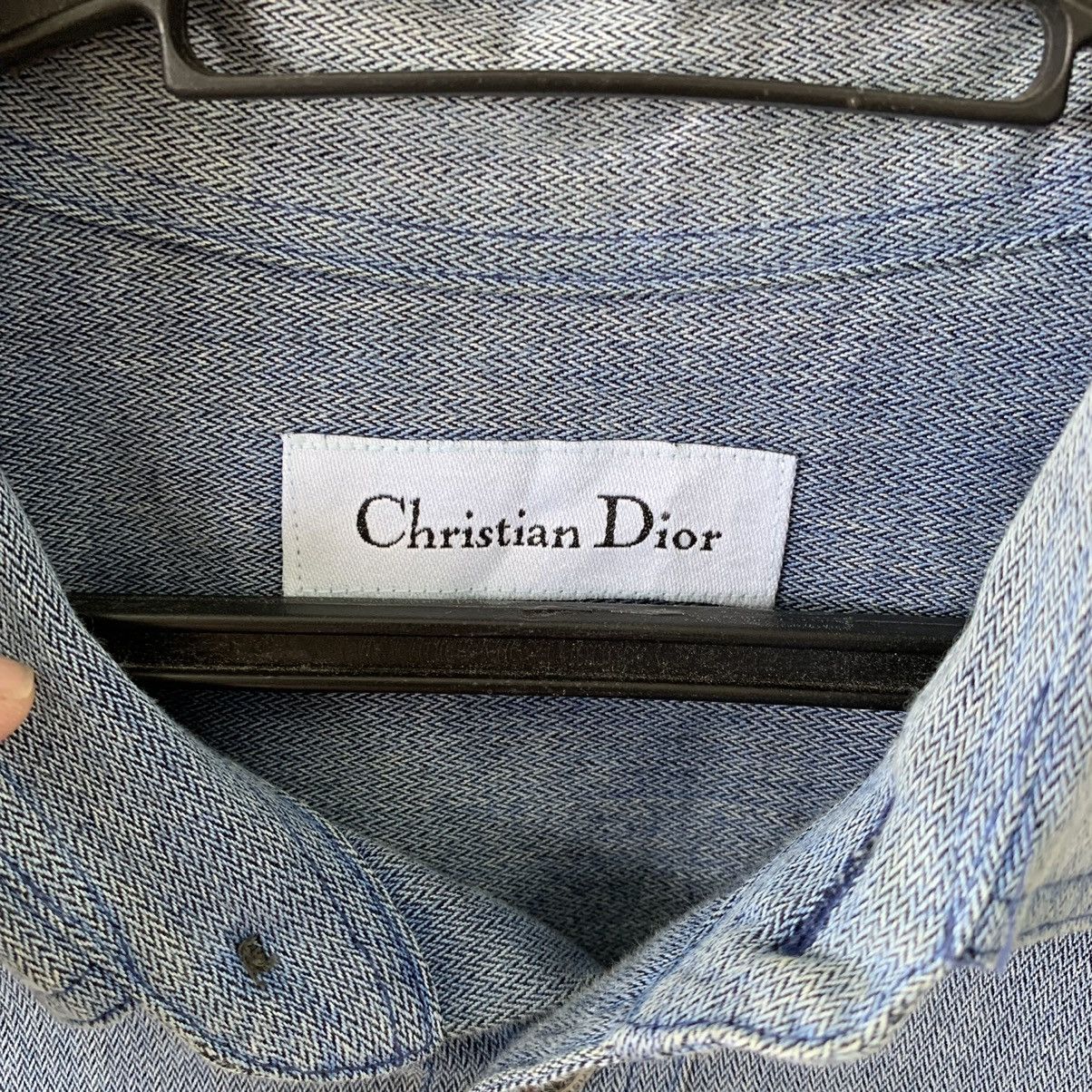 Christian Dior Monsieur Christian Dior Denim Shirts Size US M / EU 48-50 / 2 - 2 Thumbnail