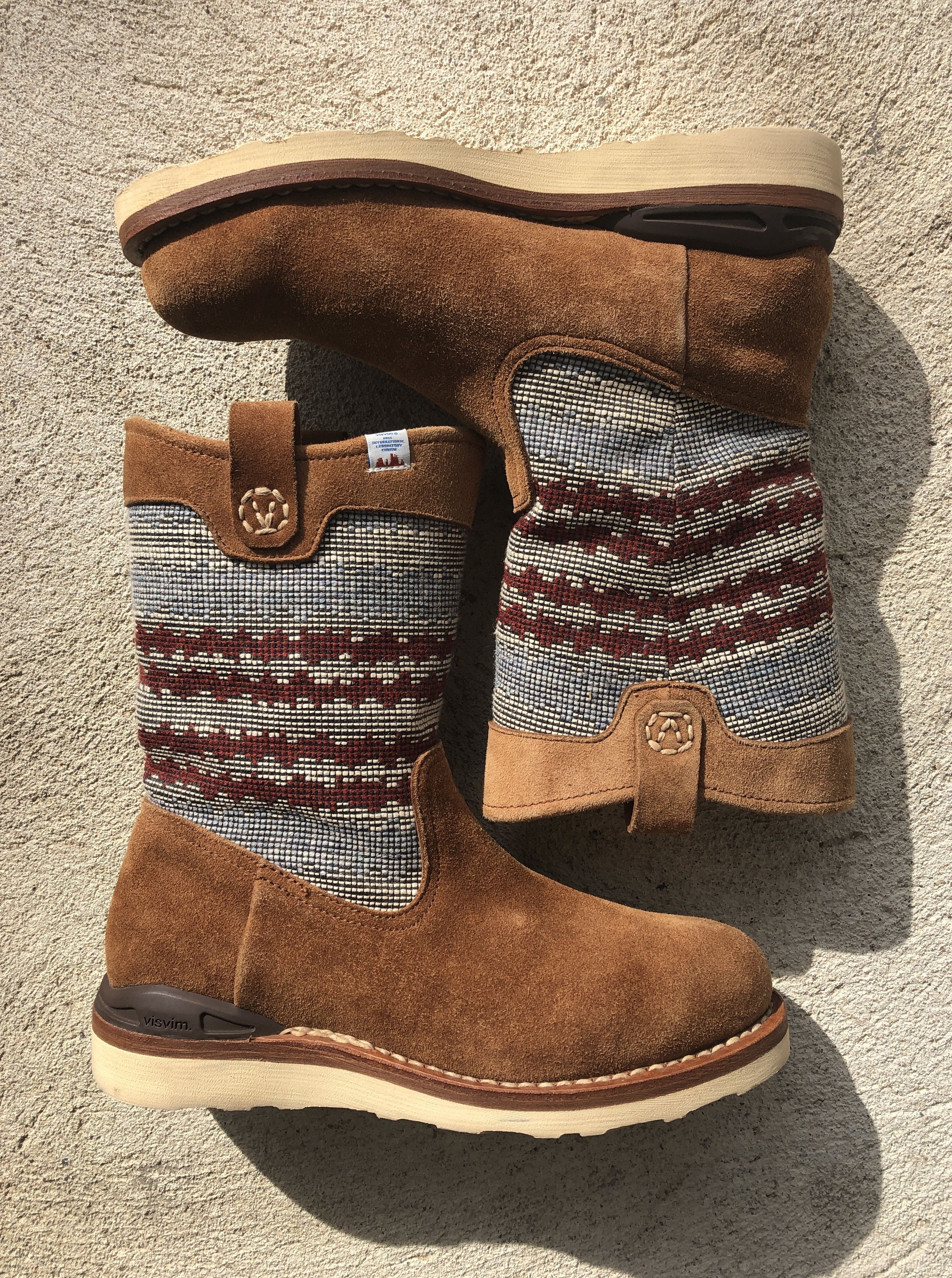 Visvim Wabanaki Blanket Folk Boots - FW11 | Grailed