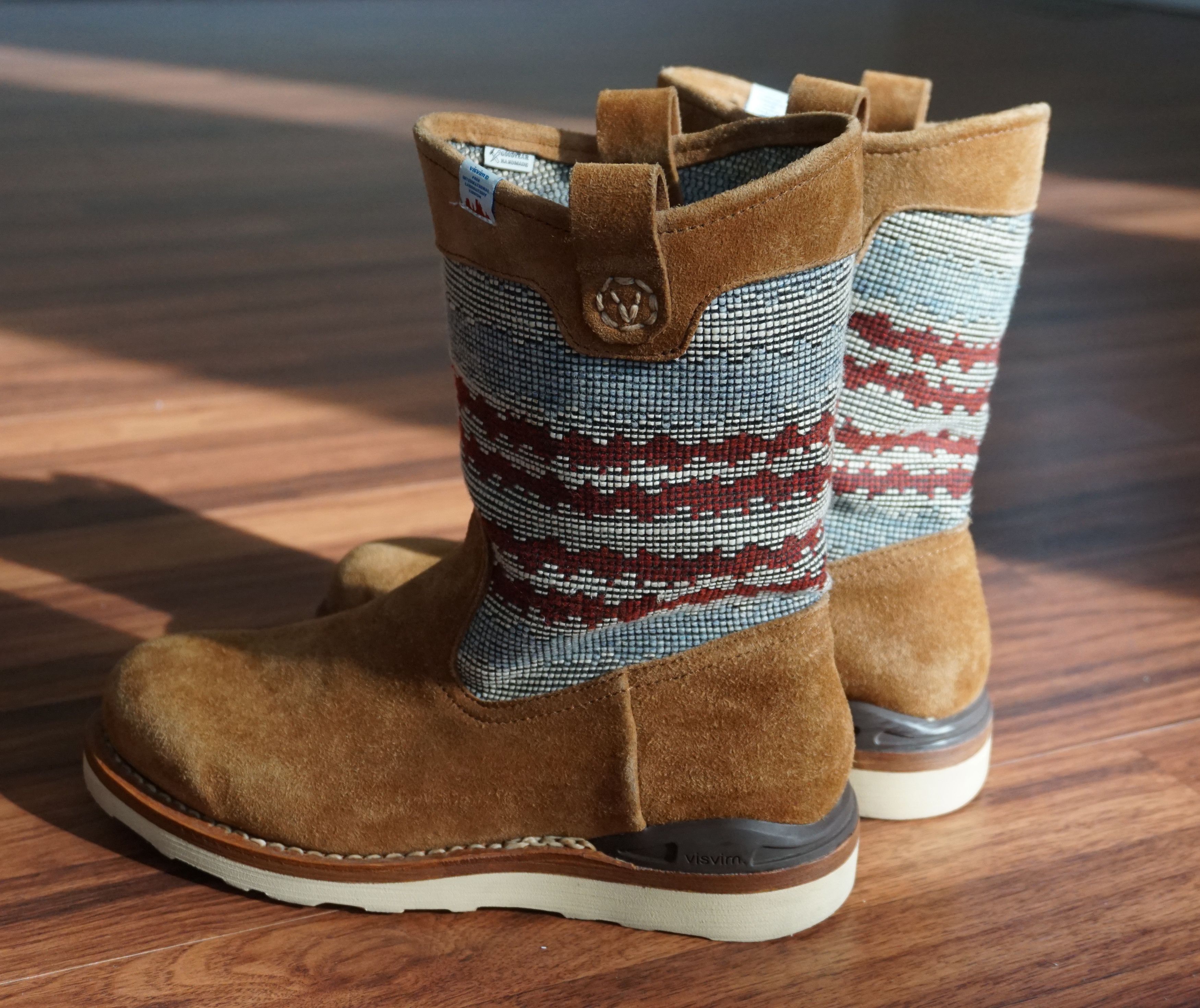 Visvim Wabanaki Blanket Folk Boots - FW11 | Grailed