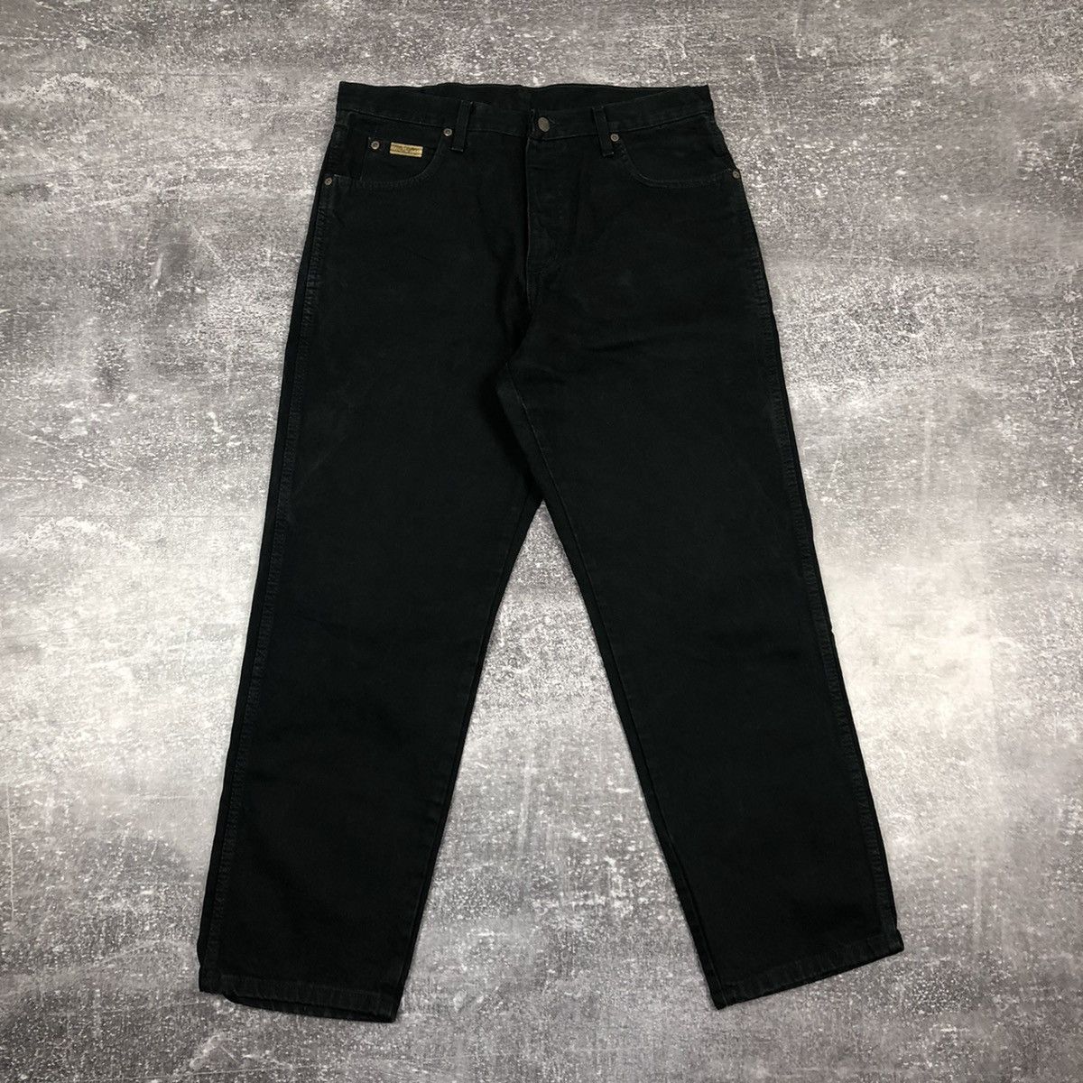 Vintage Vintage Wrangler Black Denim Jeans Size US 36 / EU 52 - 4 Thumbnail