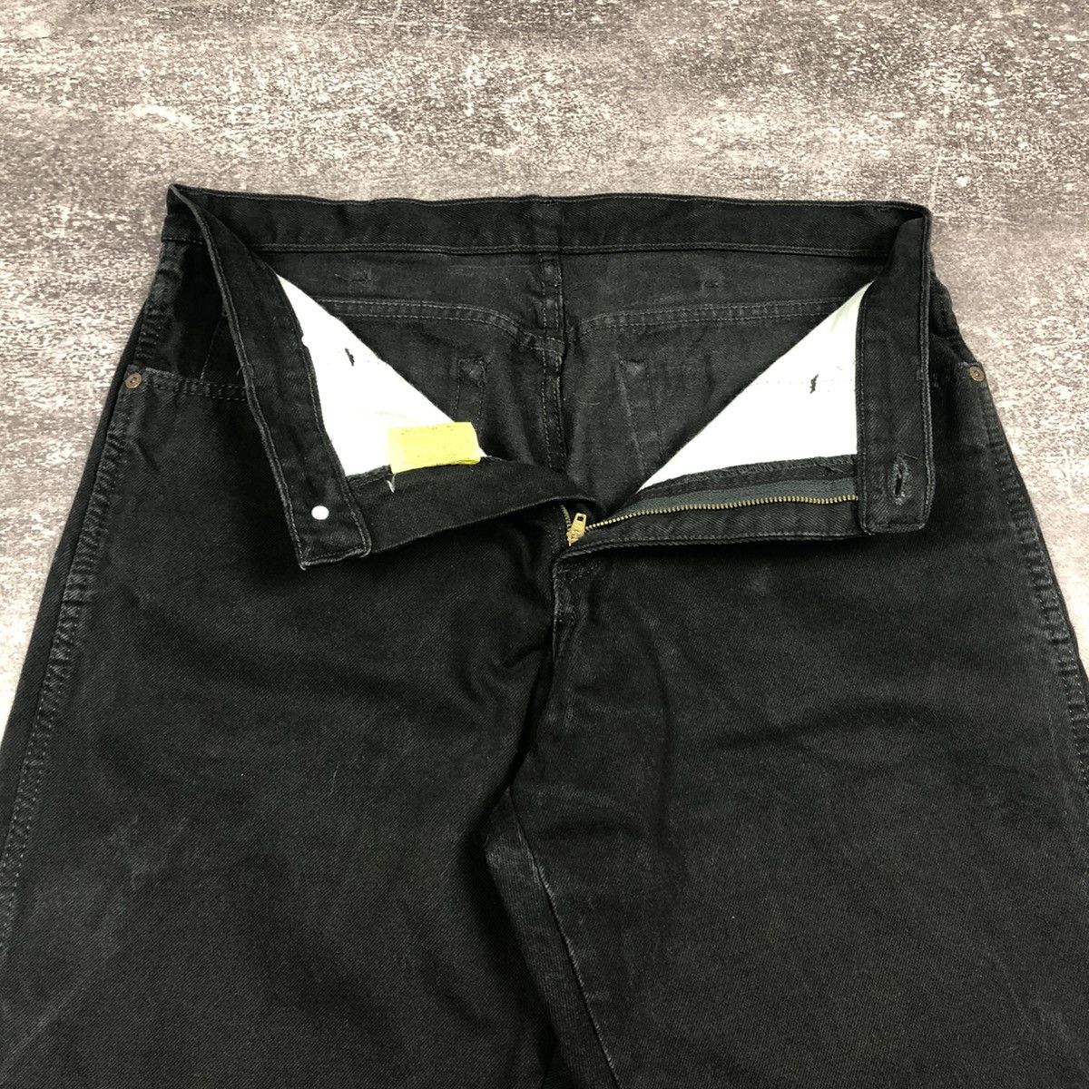 Vintage Vintage Wrangler Black Denim Jeans Size US 36 / EU 52 - 7 Thumbnail