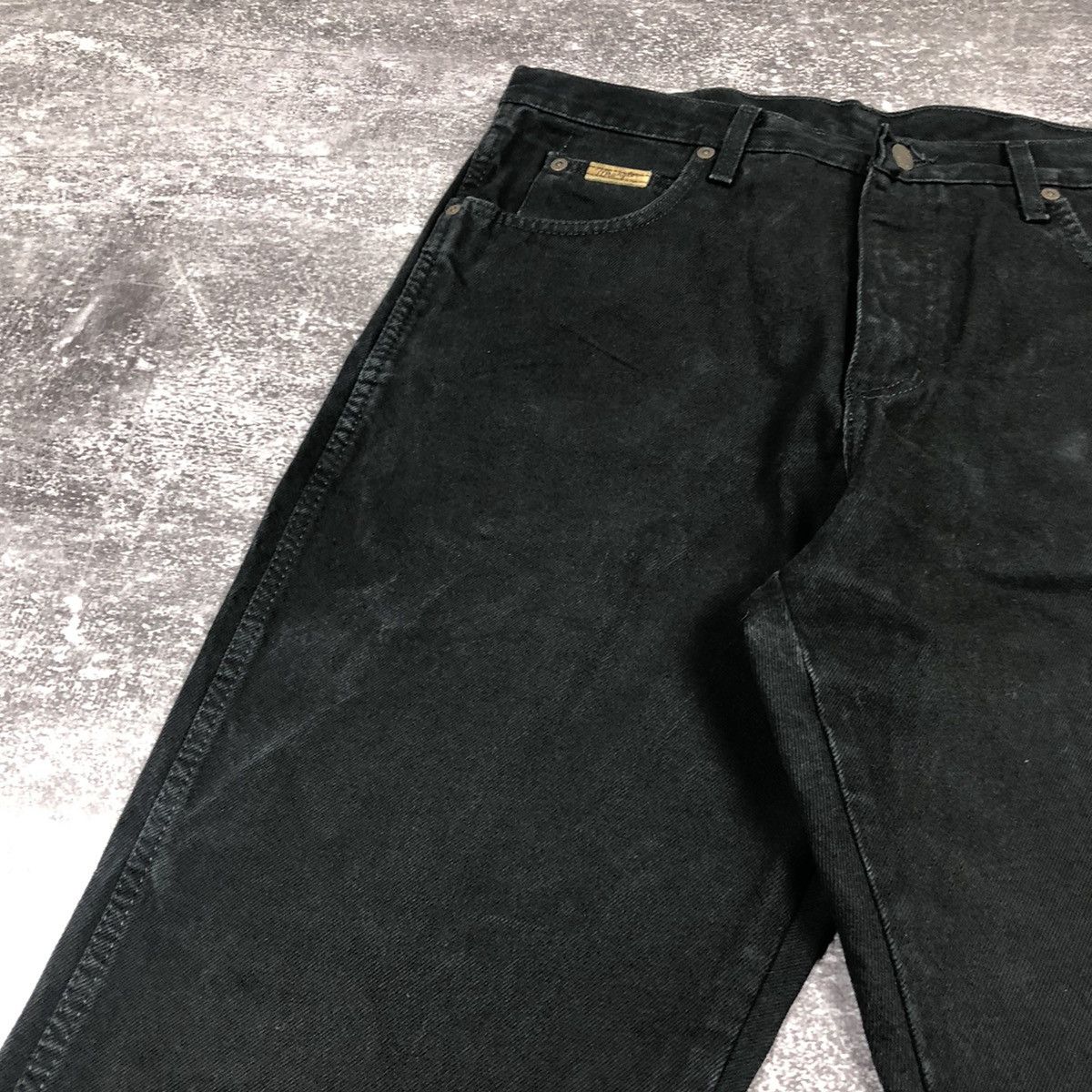 Vintage Vintage Wrangler Black Denim Jeans Size US 36 / EU 52 - 16 Thumbnail