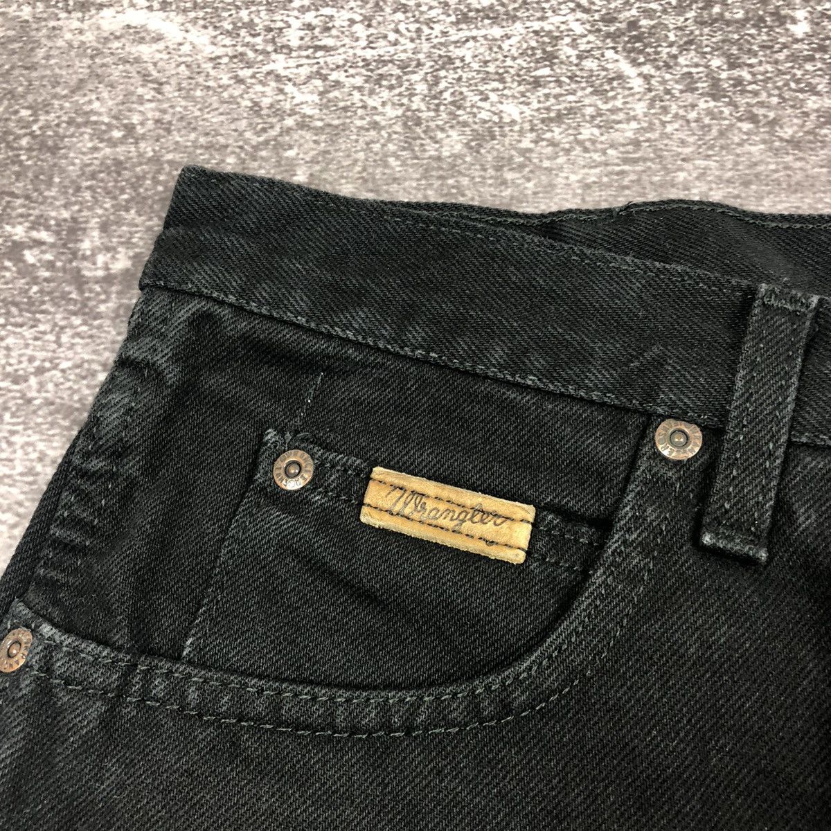Vintage Vintage Wrangler Black Denim Jeans Size US 36 / EU 52 - 10 Thumbnail