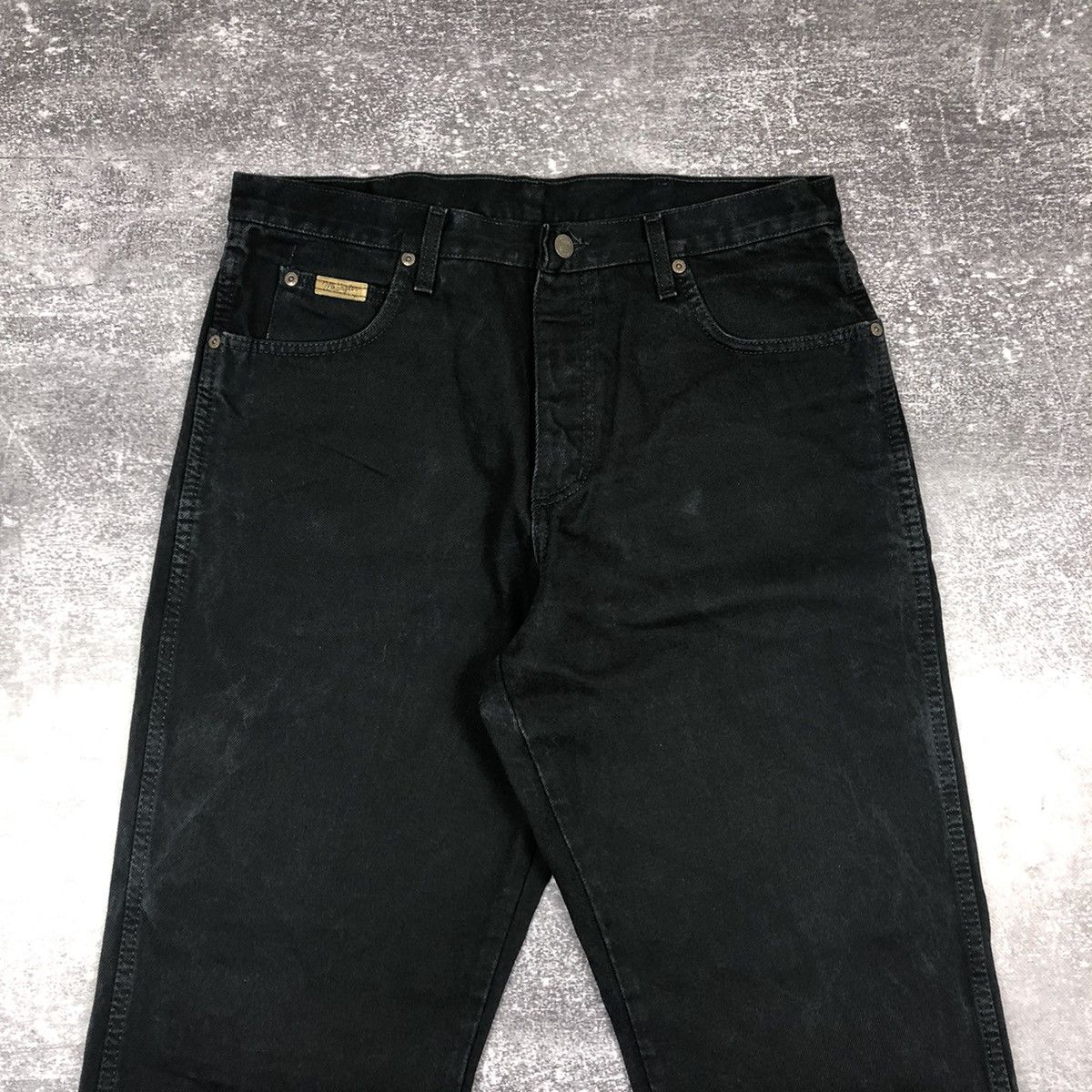 Vintage Vintage Wrangler Black Denim Jeans Size US 36 / EU 52 - 5 Thumbnail
