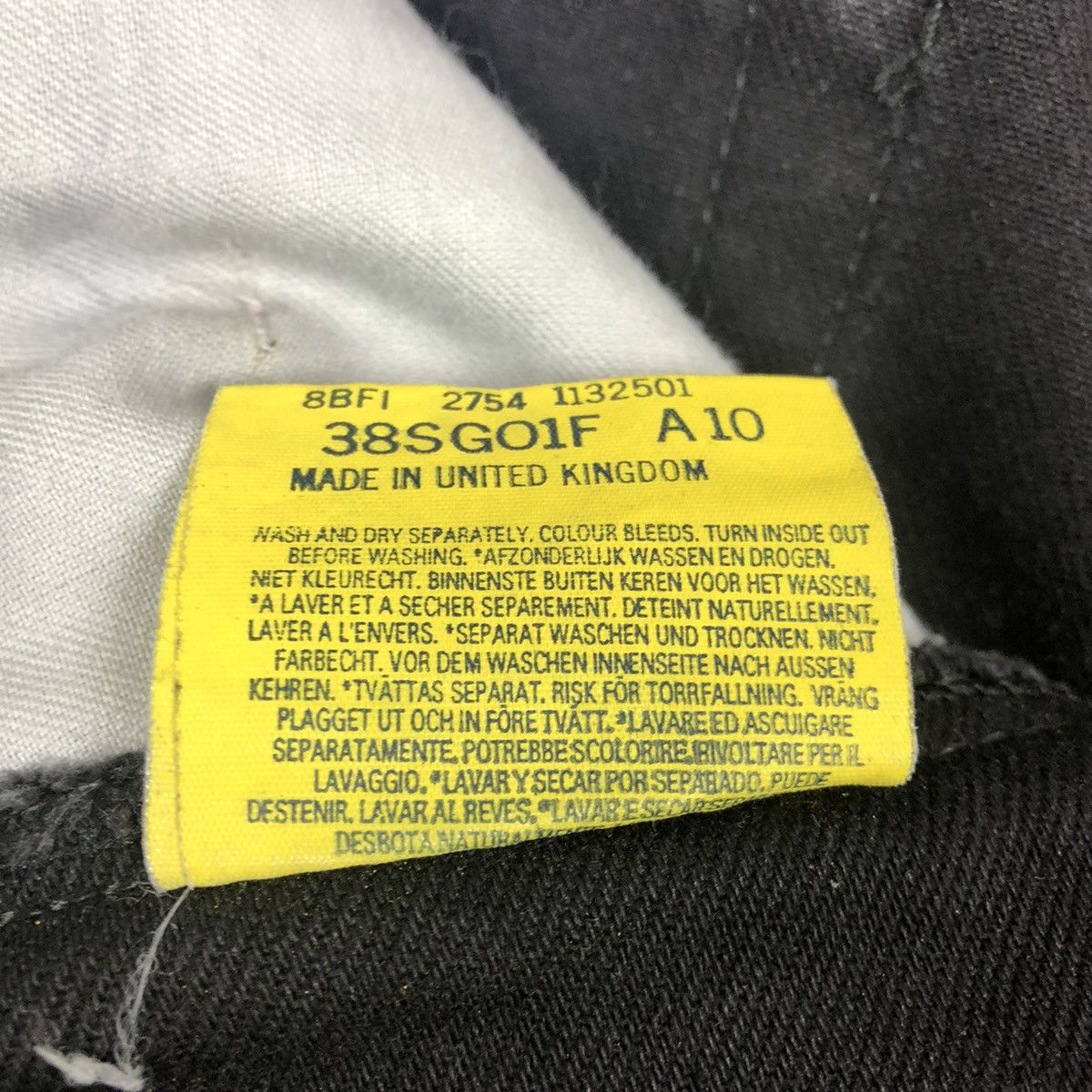Vintage Vintage Wrangler Black Denim Jeans Size US 36 / EU 52 - 9 Thumbnail