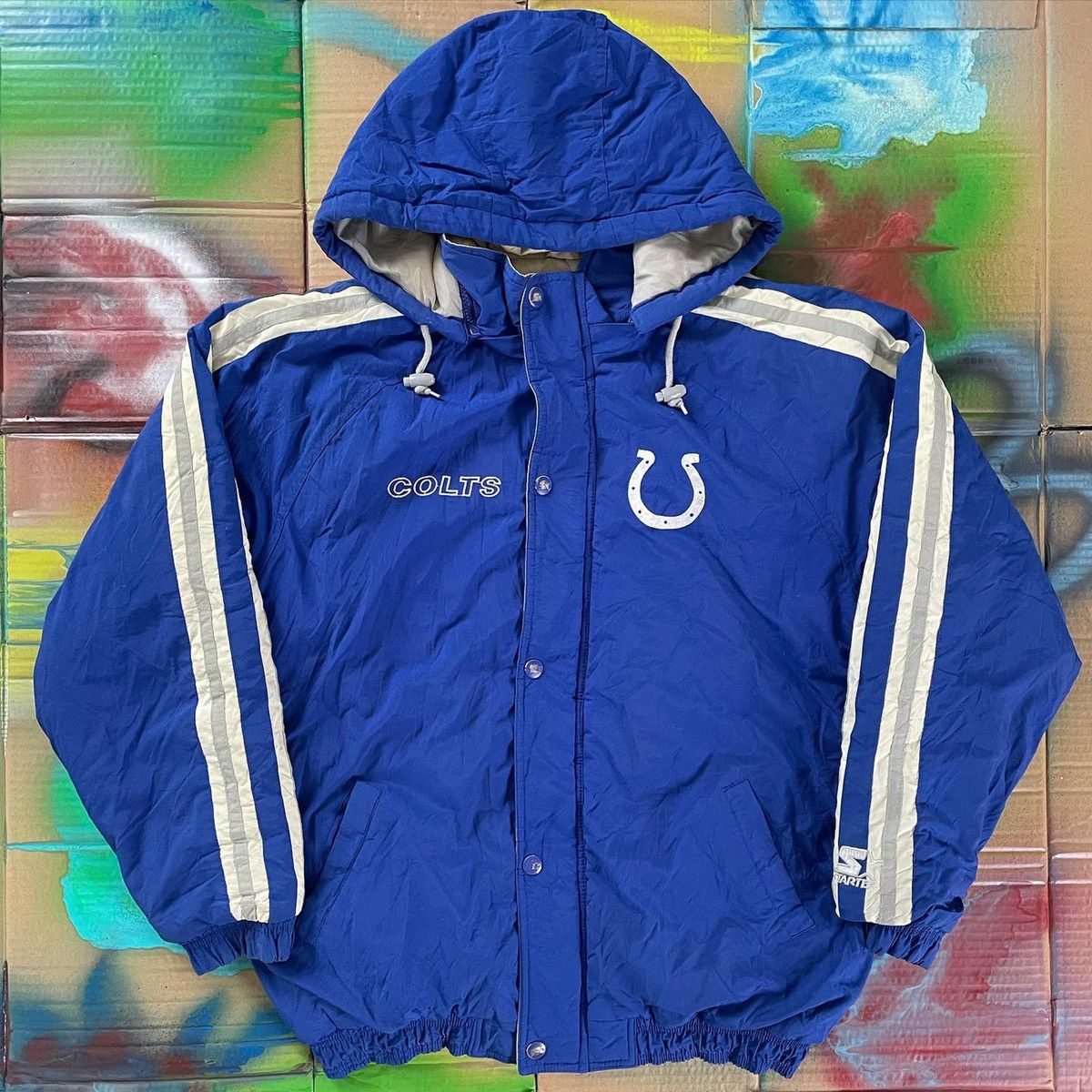 Vintage Vintage Starter Indianapolis Colts Winter Jacket