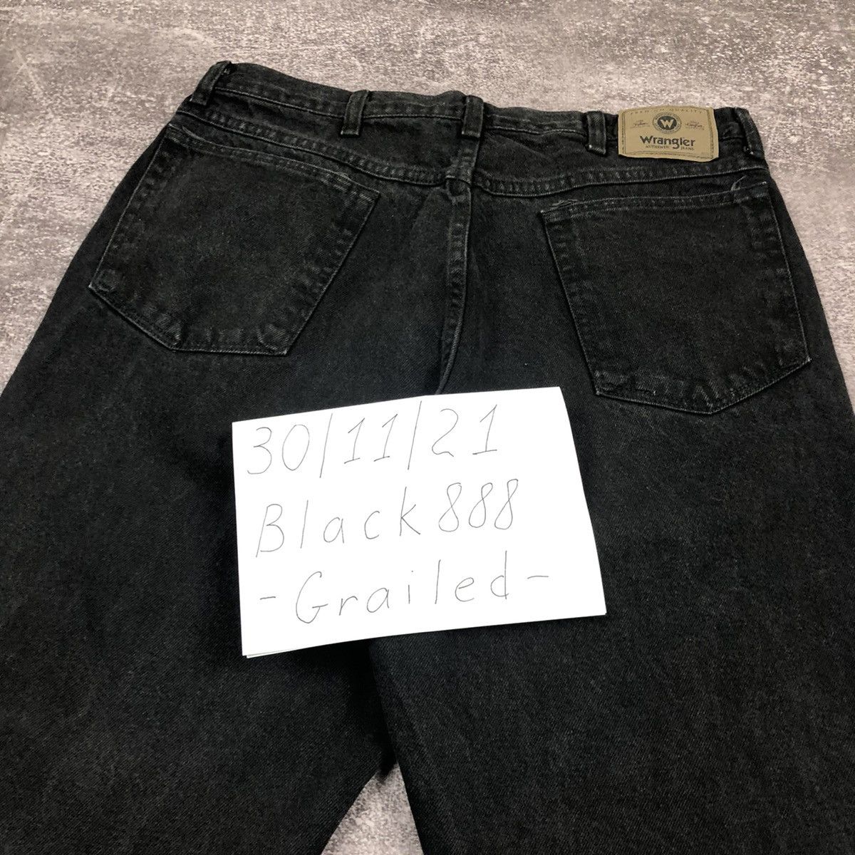 Vintage Vintage Wrangler Jeans Denim Grey Size US 36 / EU 52 - 16 Thumbnail