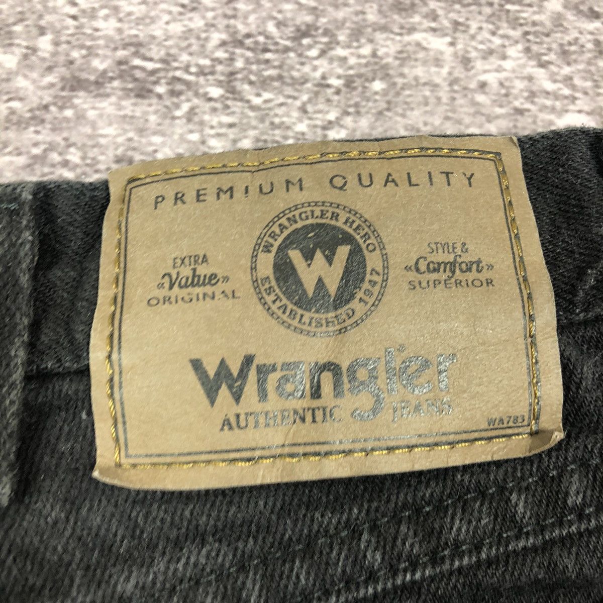 Vintage Vintage Wrangler Jeans Denim Grey Size US 36 / EU 52 - 14 Thumbnail