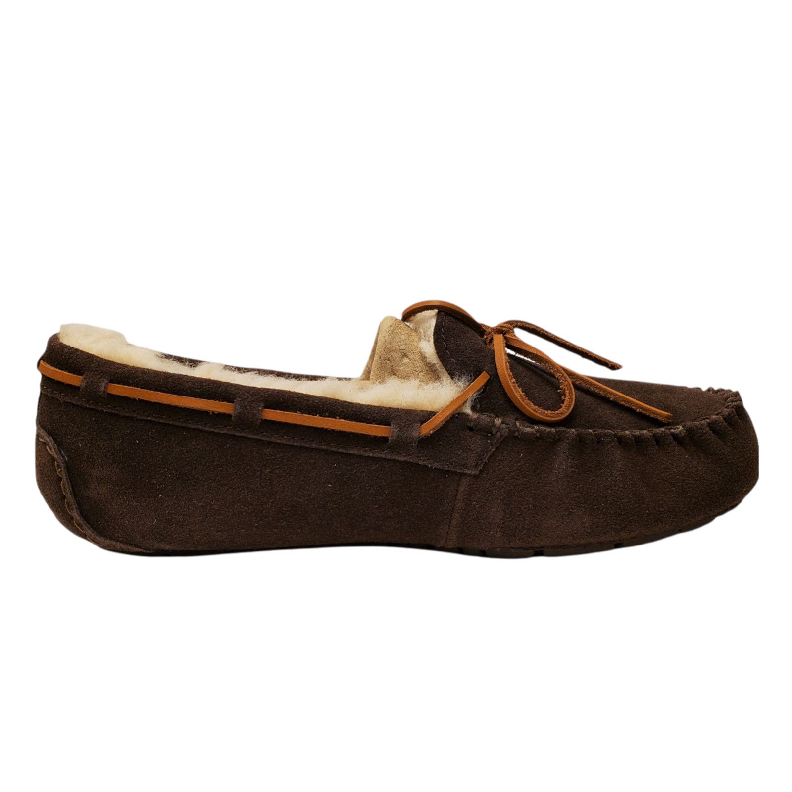 Ugg UGG Mens Olsen Slip-on Moc Toe Slippers Suede Espresso Brown Size US 8.5 / EU 41-42 - 5 Thumbnail