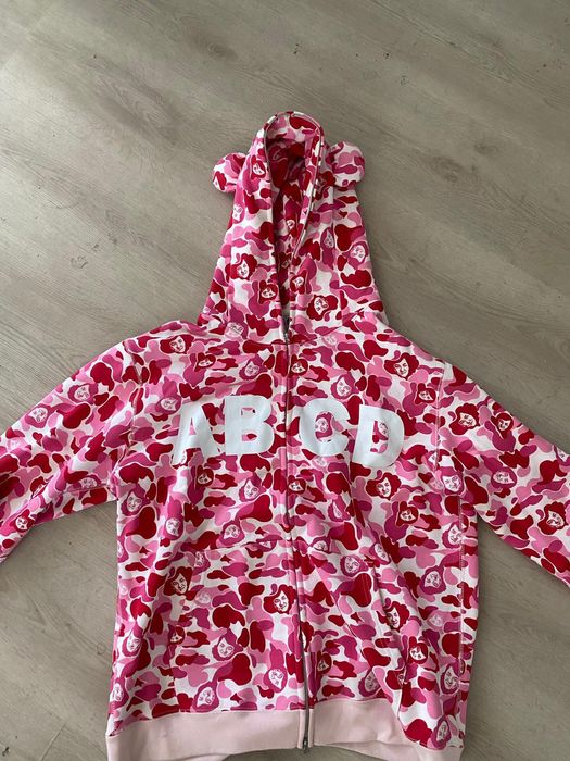 Japanese Brand jose wong ABCD zip-up/pink | Grailed