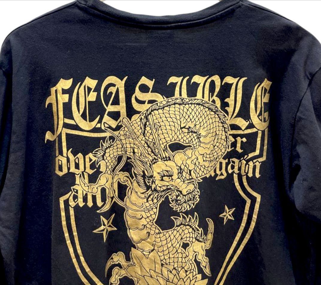 Dragonfly × Japanese Brand × Vintage GOLD DRAGON FEASIBLE SPACE OPERA TATTOO STYLE 100%COTTON Size US M / EU 48-50 / 2 - 10 Thumbnail