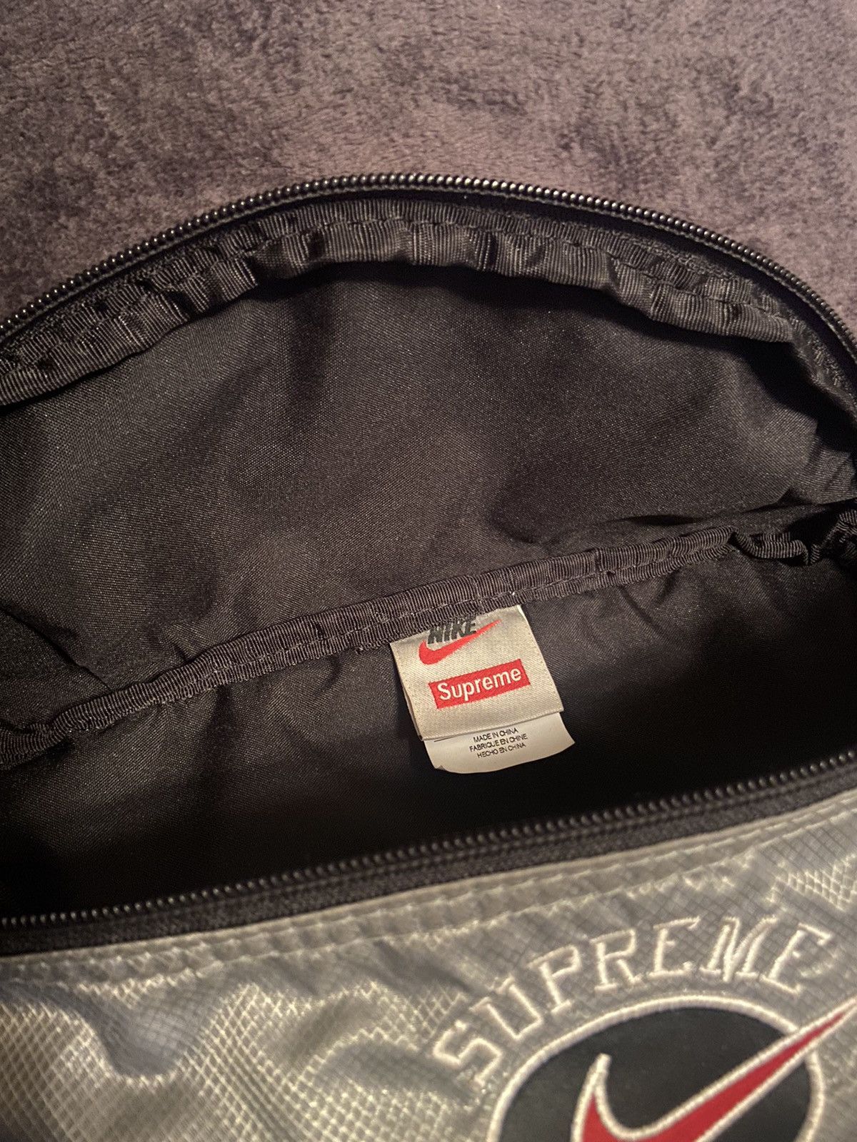 Supreme Nike x Supreme silver Shoulder Bag | Grailed