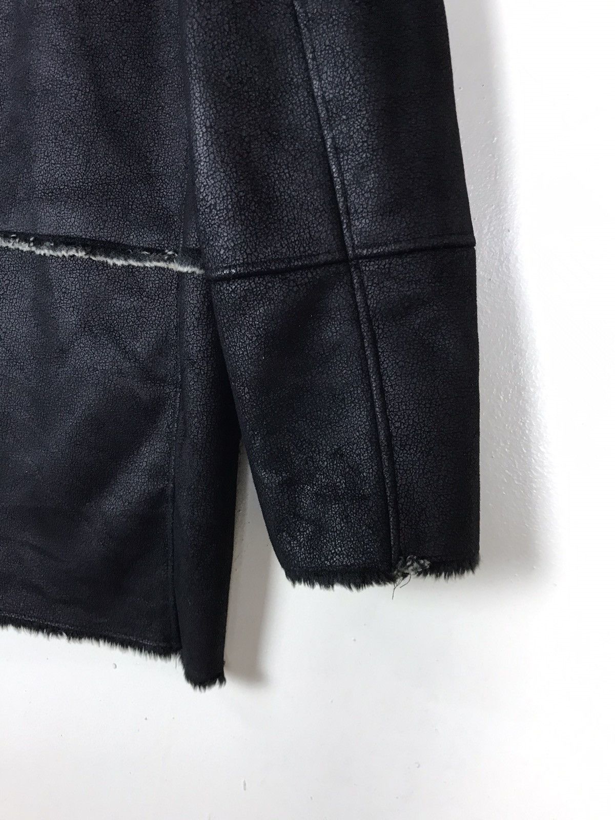 Japanese Brand Vintage Pazzo Denim Store Sherpa Acrylic Winter Jacket Size US S / EU 44-46 / 1 - 8 Thumbnail