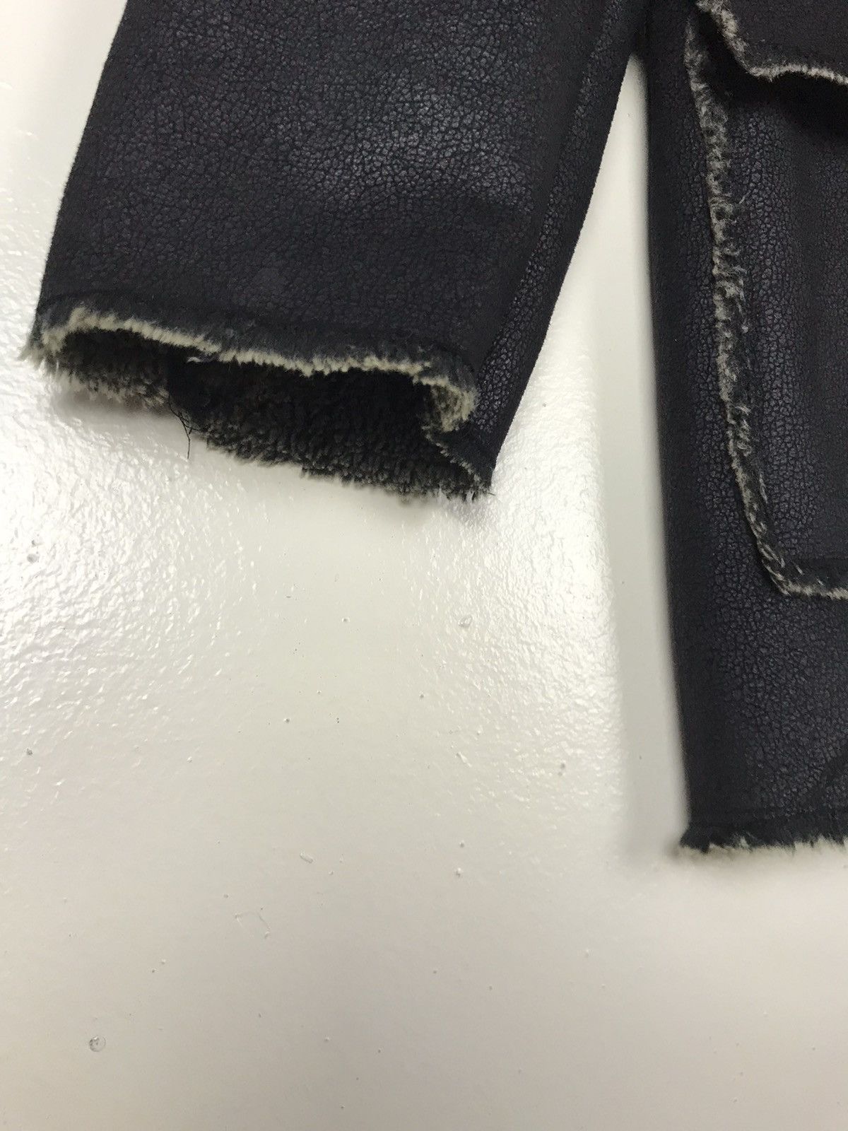 Japanese Brand Vintage Pazzo Denim Store Sherpa Acrylic Winter Jacket Size US S / EU 44-46 / 1 - 7 Thumbnail