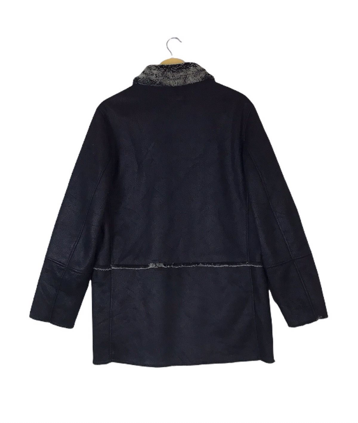 Japanese Brand Vintage Pazzo Denim Store Sherpa Acrylic Winter Jacket Size US S / EU 44-46 / 1 - 2 Thumbnail