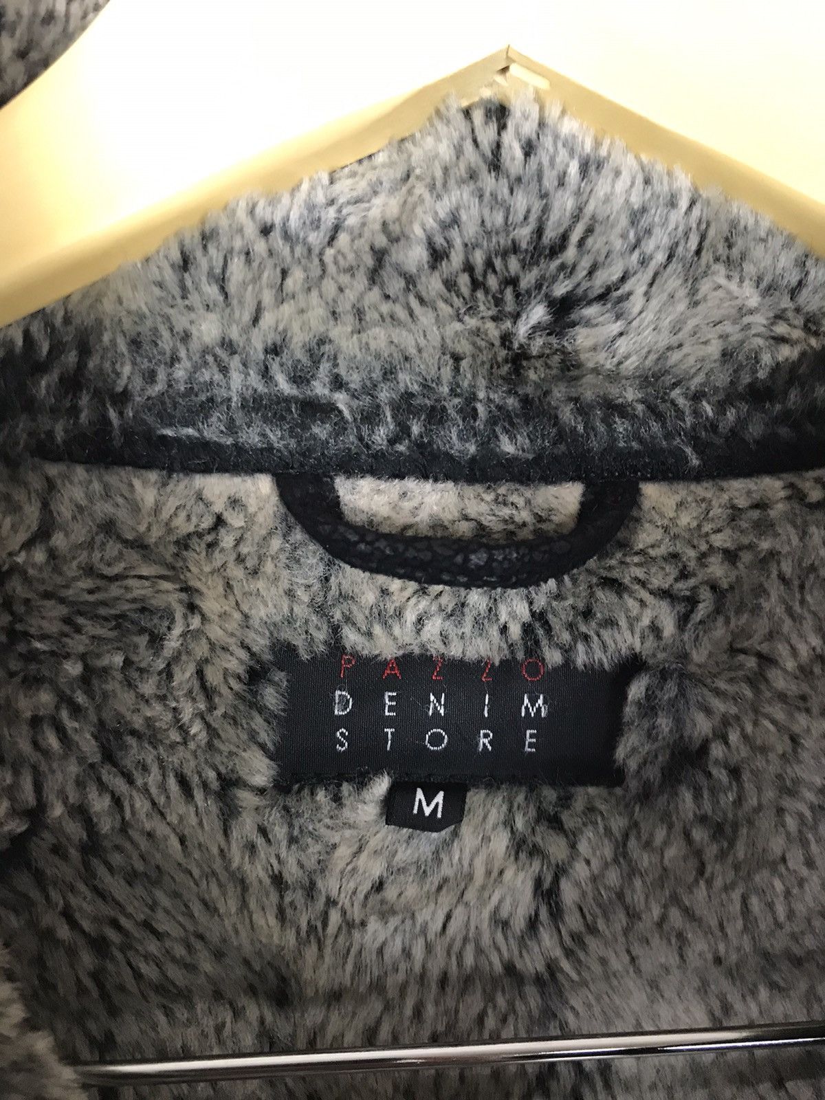 Japanese Brand Vintage Pazzo Denim Store Sherpa Acrylic Winter Jacket Size US S / EU 44-46 / 1 - 11 Thumbnail
