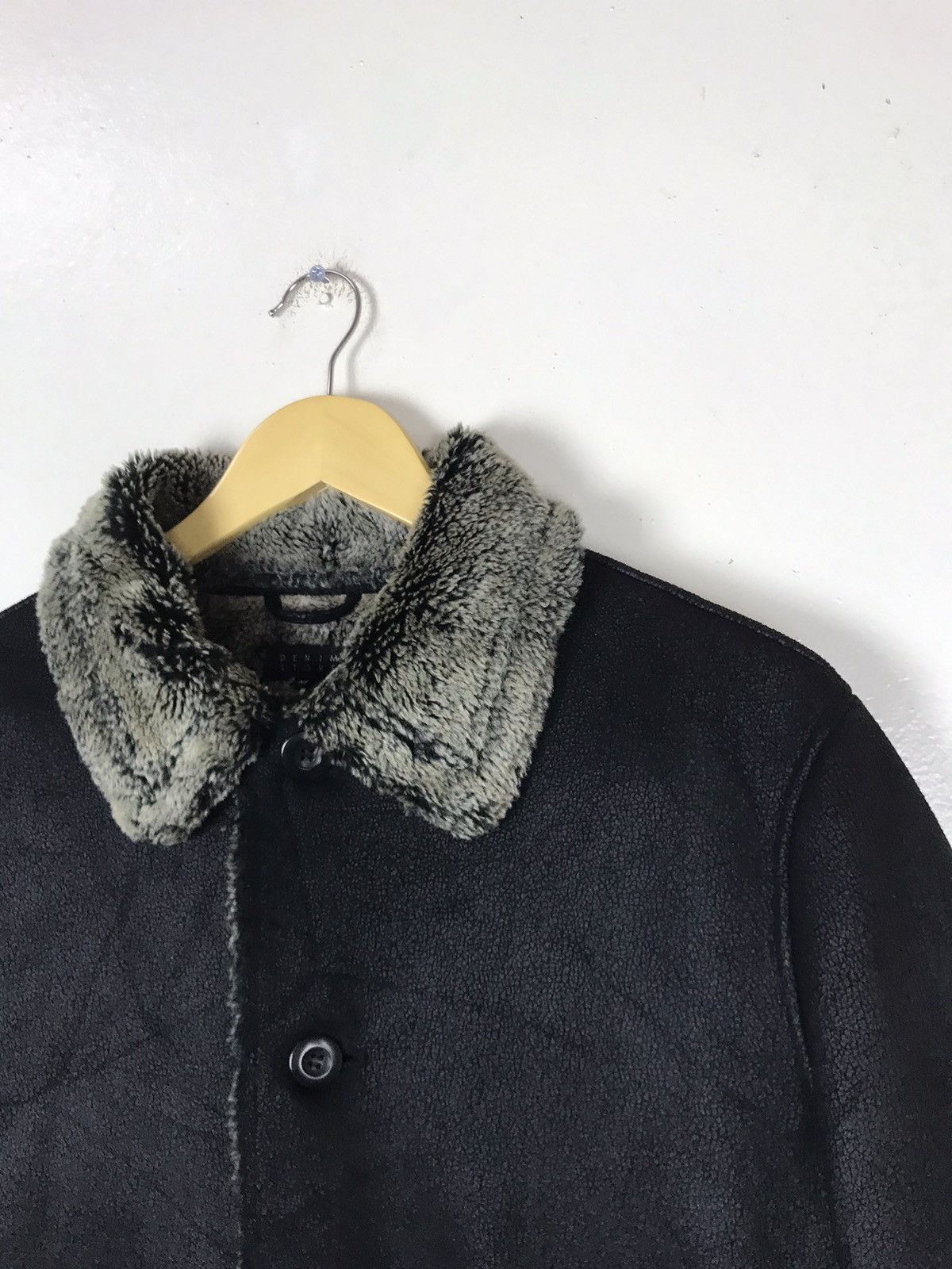 Japanese Brand Vintage Pazzo Denim Store Sherpa Acrylic Winter Jacket Size US S / EU 44-46 / 1 - 5 Thumbnail