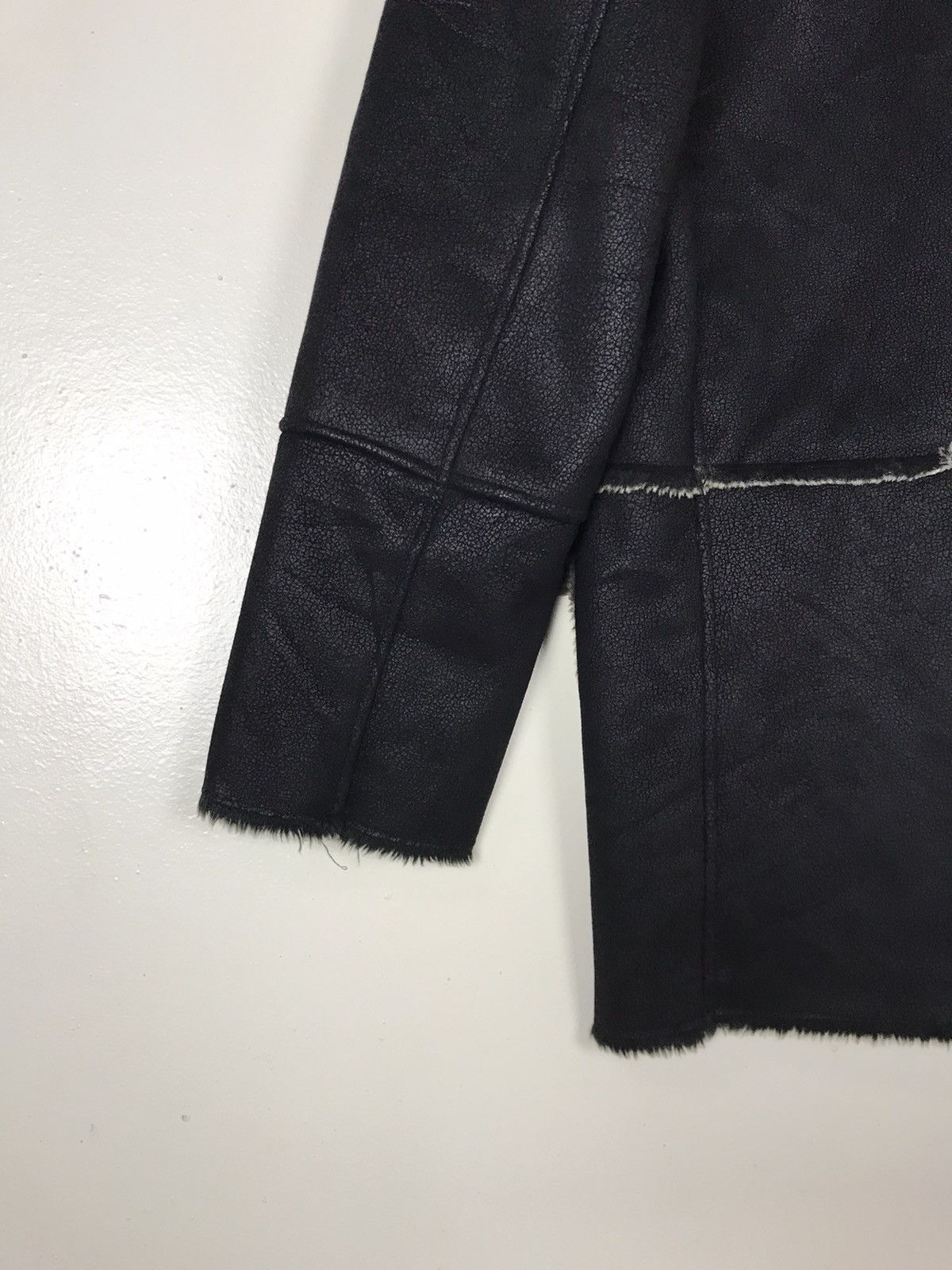 Japanese Brand Vintage Pazzo Denim Store Sherpa Acrylic Winter Jacket Size US S / EU 44-46 / 1 - 9 Thumbnail