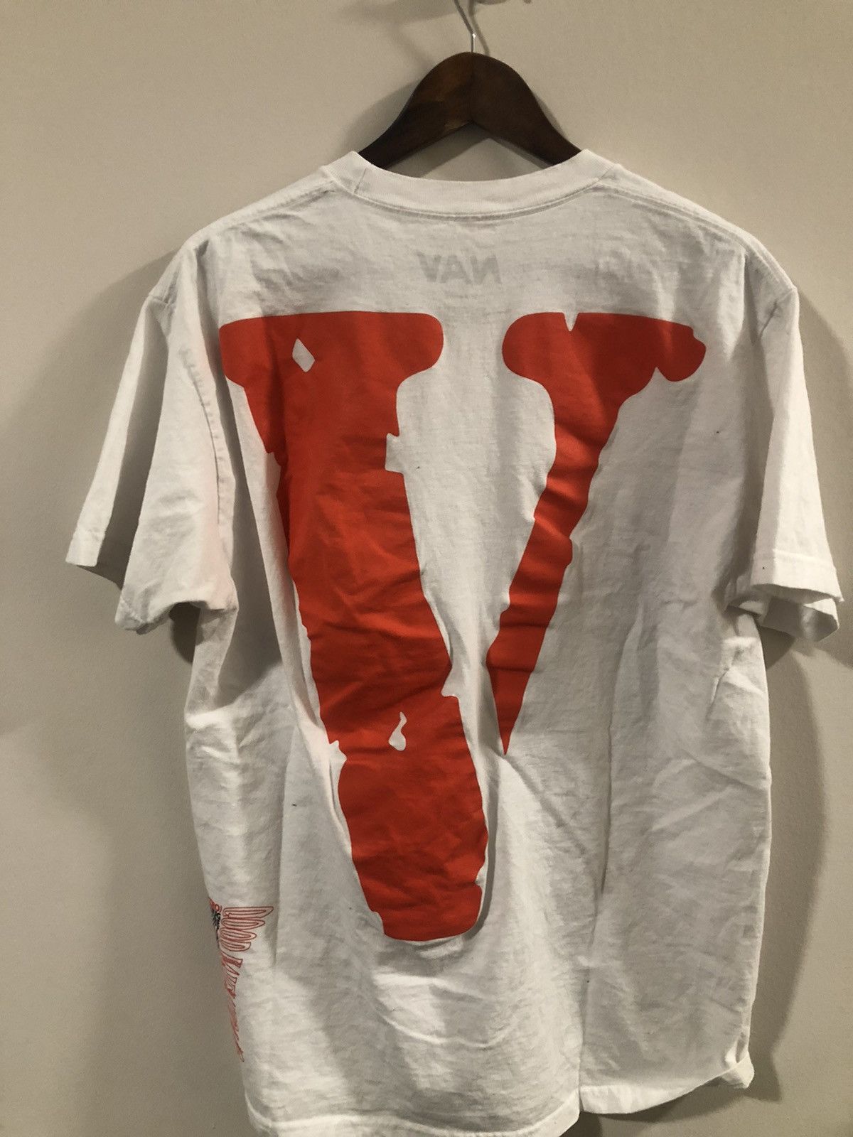 Vlone Vlone x NAV Bad Habits White T-Shirt Size US L / EU 52-54 / 3 - 3 Thumbnail
