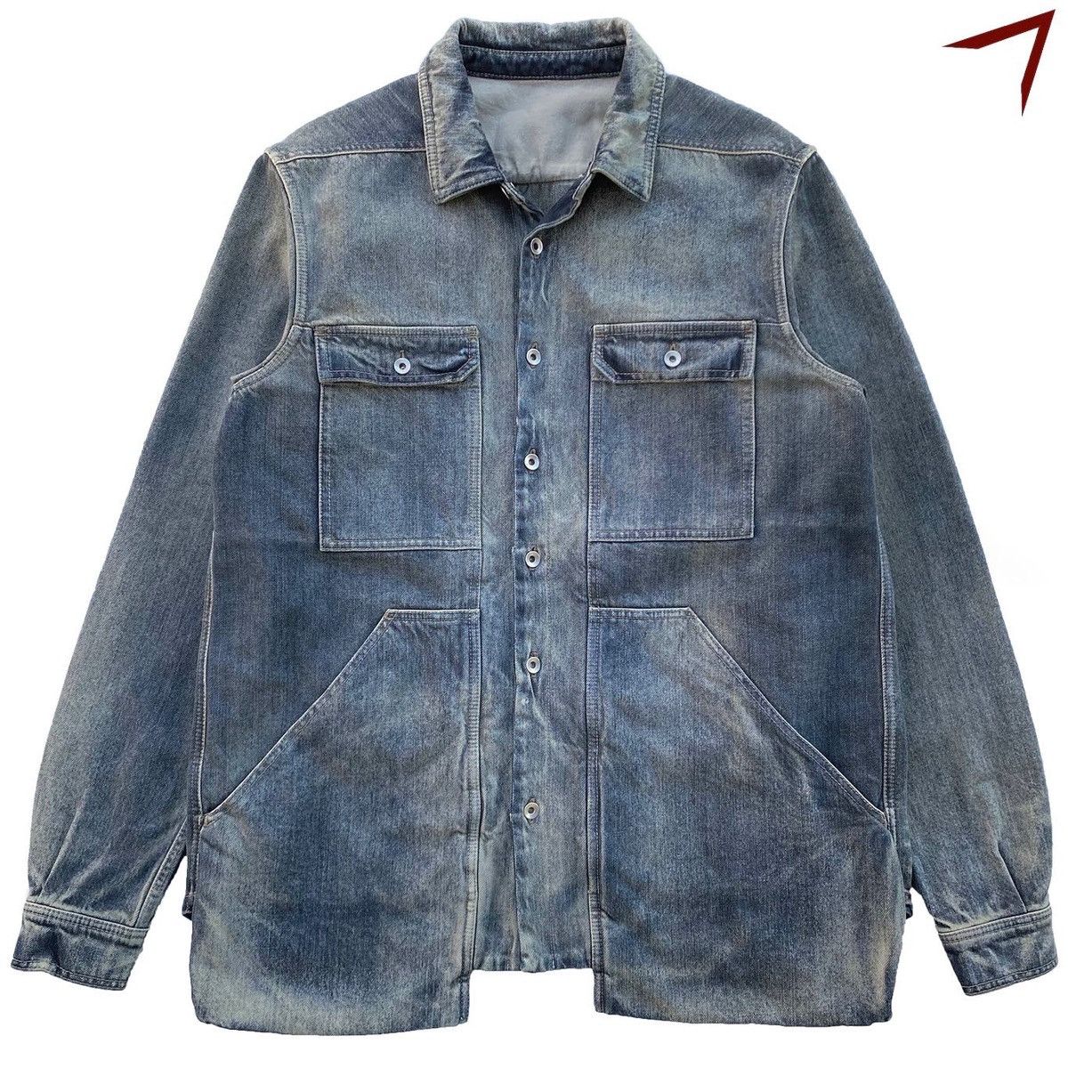 Rick Owens ‘19 Hustler Cargo Pocket Shirt Size US L / EU 52-54 / 3 - 1 Thumbnail