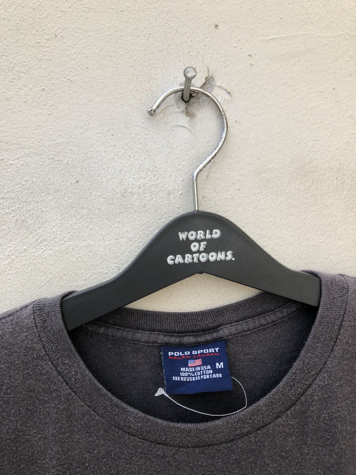 Polo Ralph Lauren × Ralph Lauren Vintage 90s Polo Sport Ralph Lauren Sun Faded Spell Out tees Size US M / EU 48-50 / 2 - 3 Thumbnail