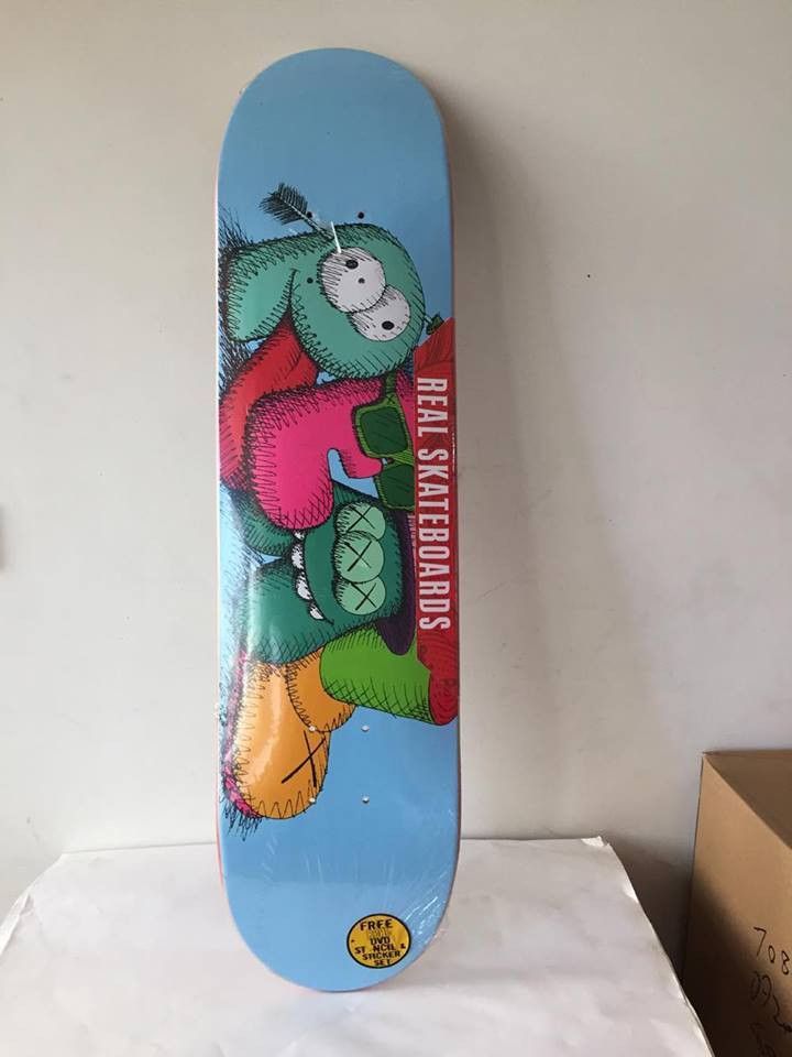Kaws Kaws x Real Skate Deck | Grailed