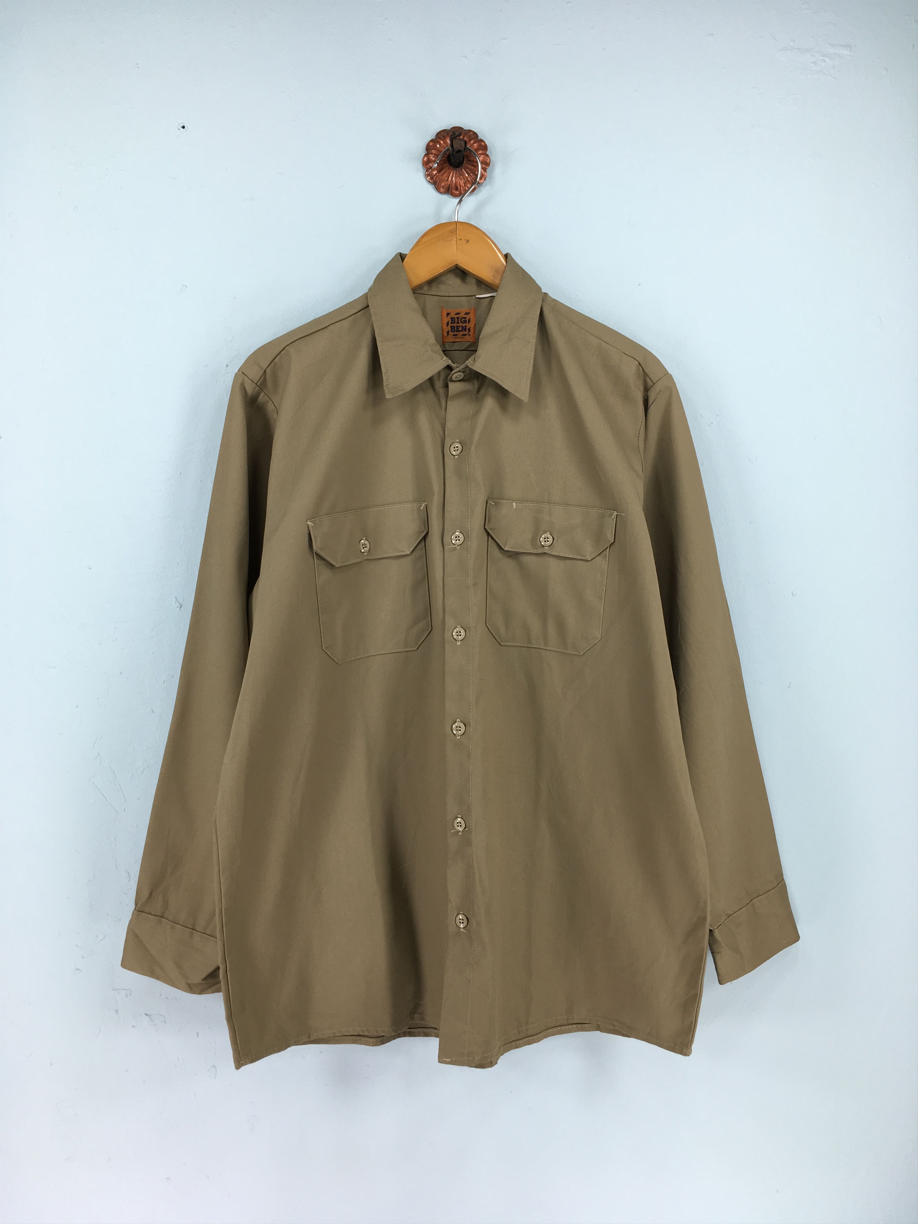 Vintage BIG BEN Oxfords Cotton Shirt Size L