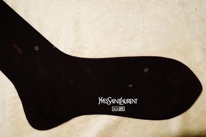 Yves Saint Laurent Y$L- Yves Saint Laurent Socks & Sports Towel Size ONE SIZE - 4 Thumbnail