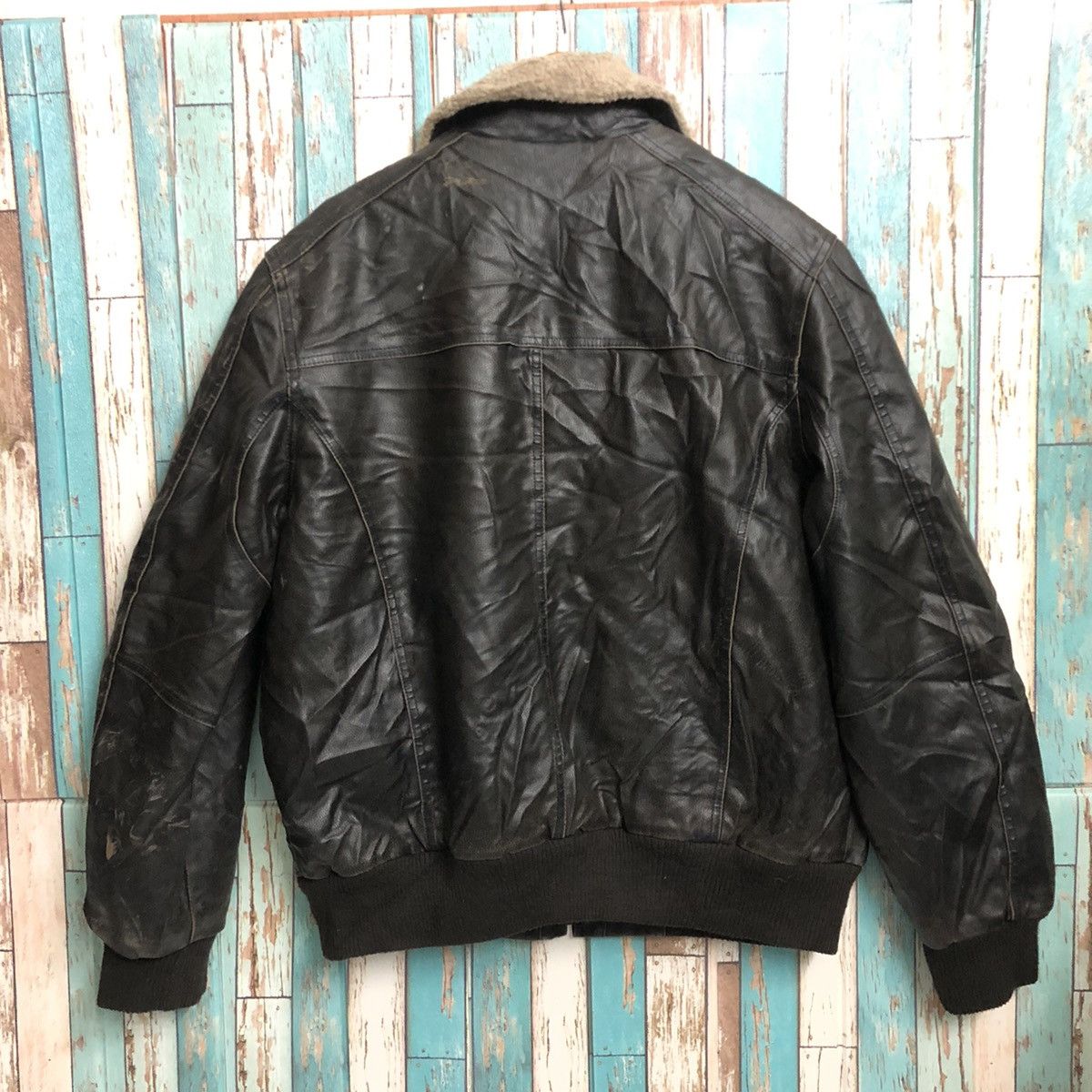 Levi's × Levi's Vintage Clothing 🔥Rare Levi’s Furr Bomber Jacket Size US XL / EU 56 / 4 - 14 Thumbnail