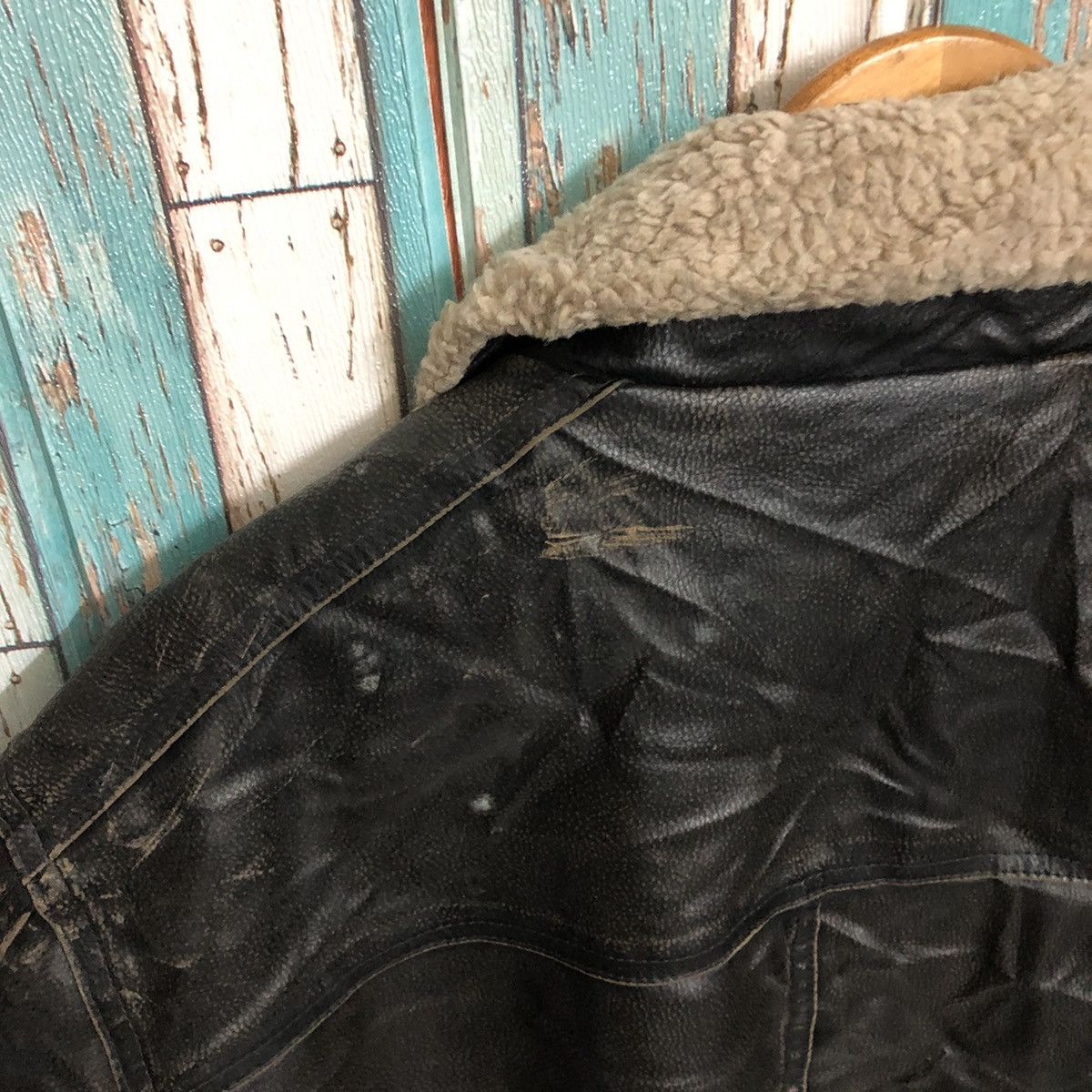 Levi's × Levi's Vintage Clothing 🔥Rare Levi’s Furr Bomber Jacket Size US XL / EU 56 / 4 - 16 Thumbnail