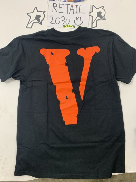 Vlone friends hotsell shirt orange