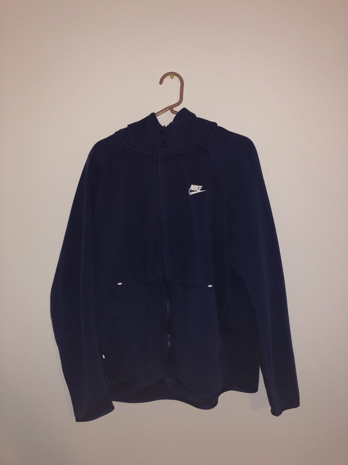 royal blue nike tech hoodie
