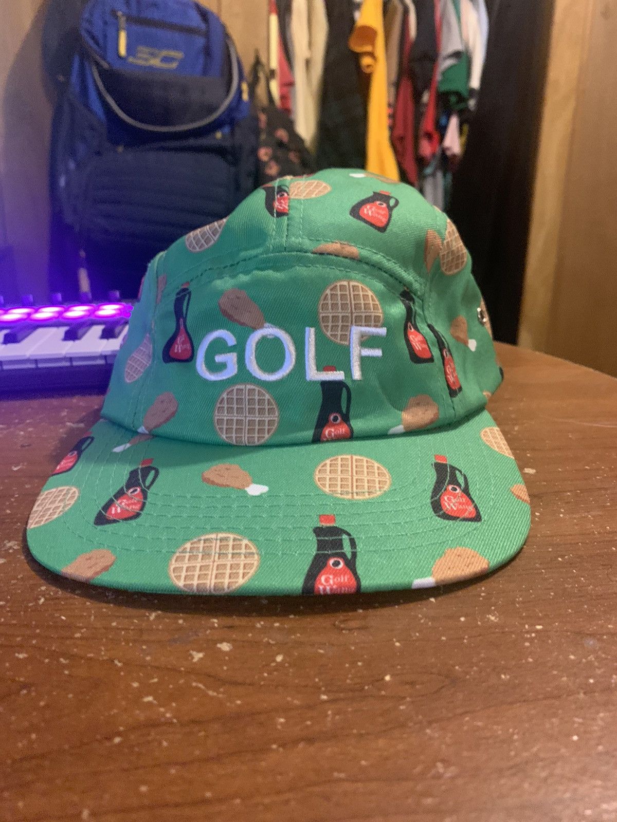 Golf wang chicken 2024 and waffles hat