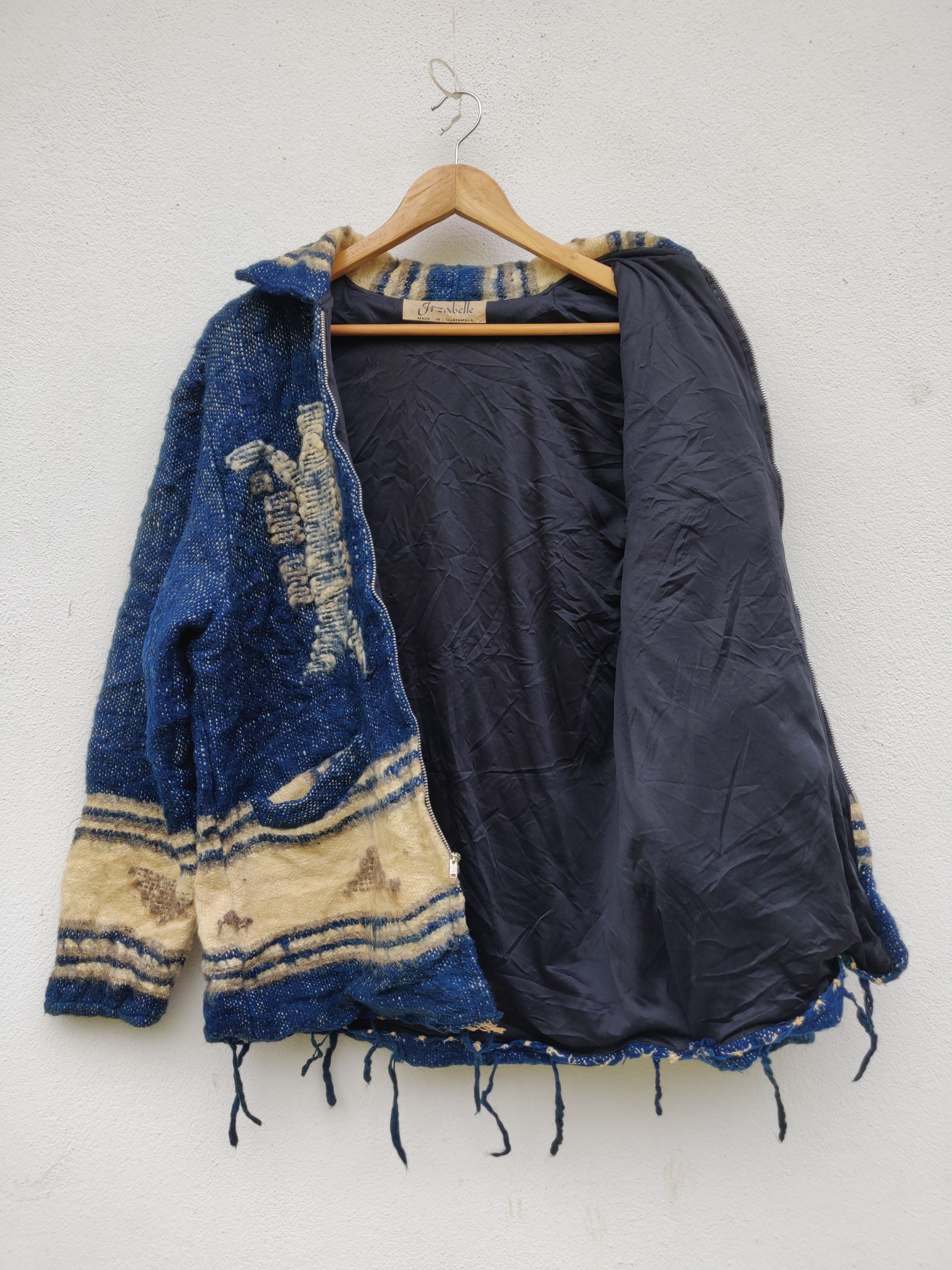 Designer × Vintage wool light jackets navajo emprio armani design big logo Size US S / EU 44-46 / 1 - 5 Thumbnail